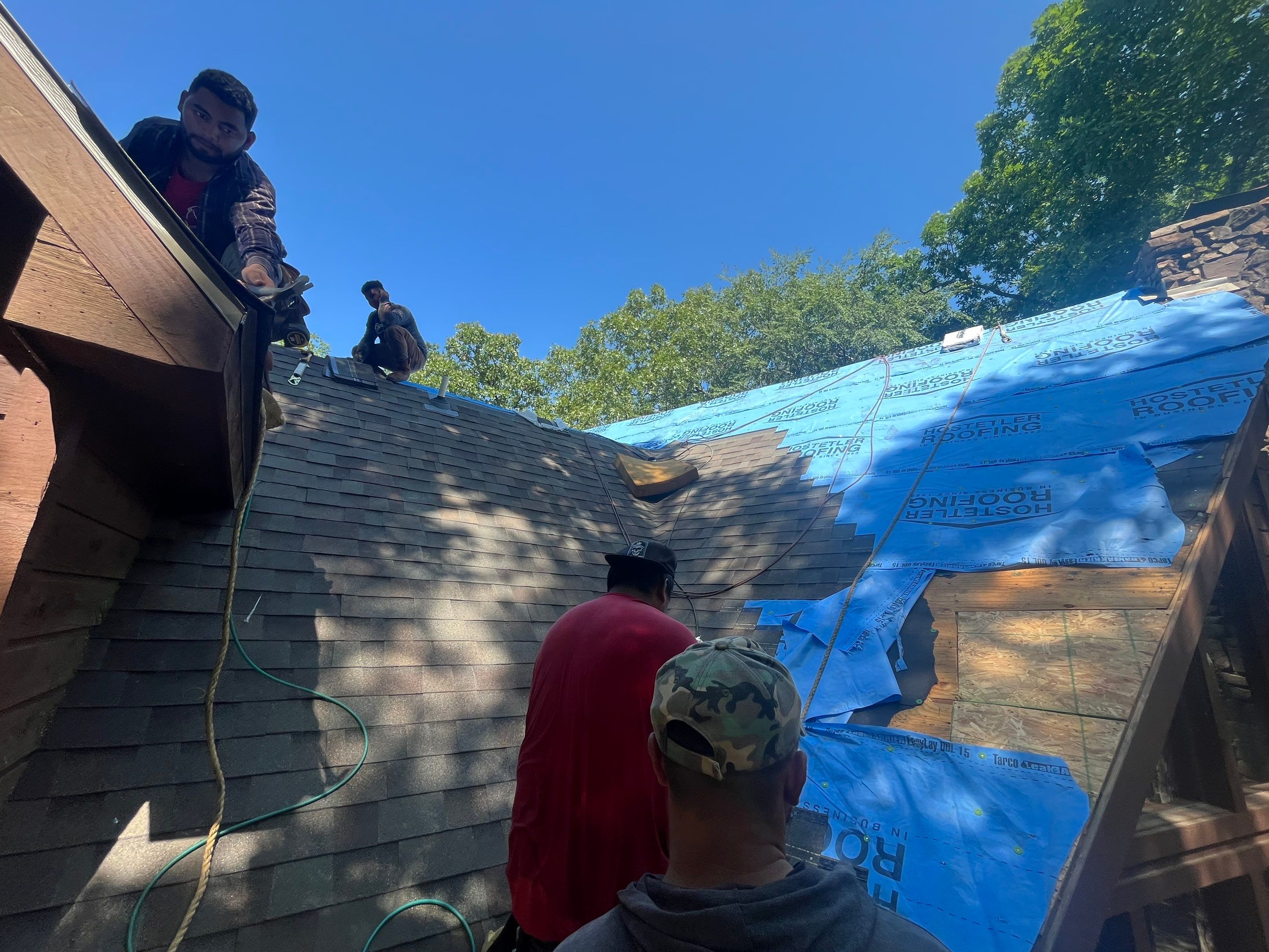 Residential Reroof: 40 Year Impact Rated Architectural Shingles by Hostetler Roofing