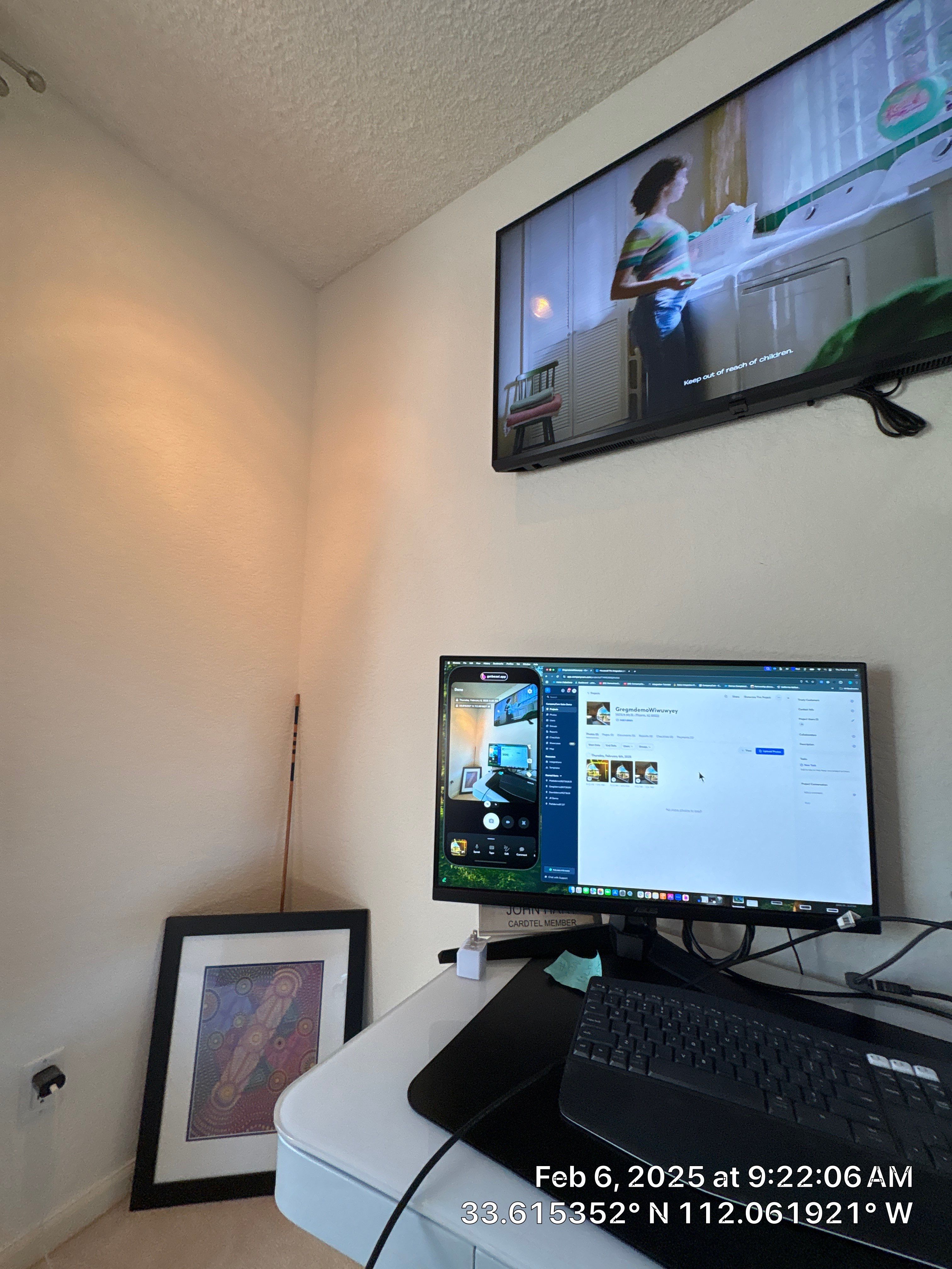Basement Remodel using Lock by CompanyCam Sales Demo