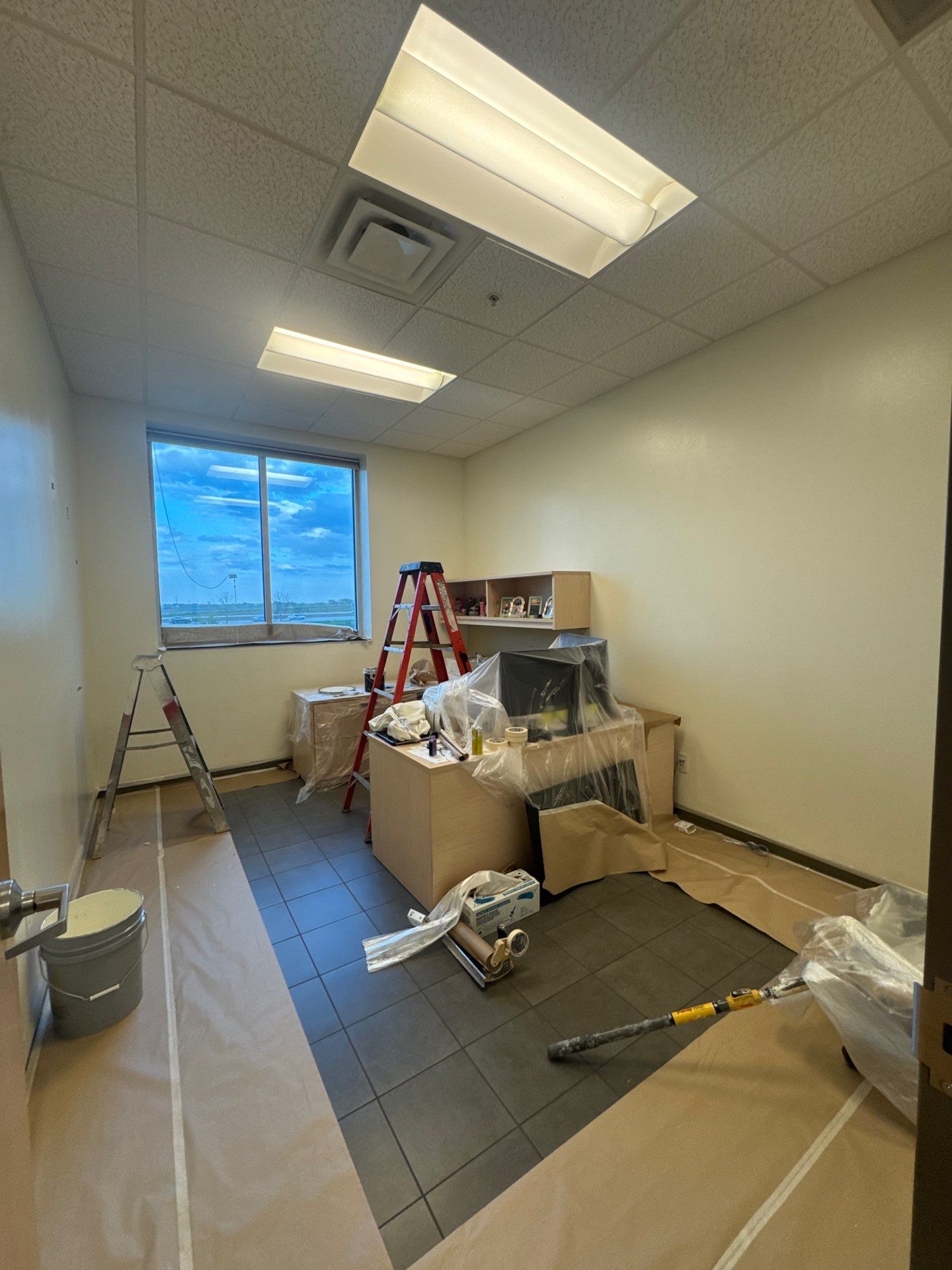 Commercial Interior Repaint  by Midwest Paint LLC