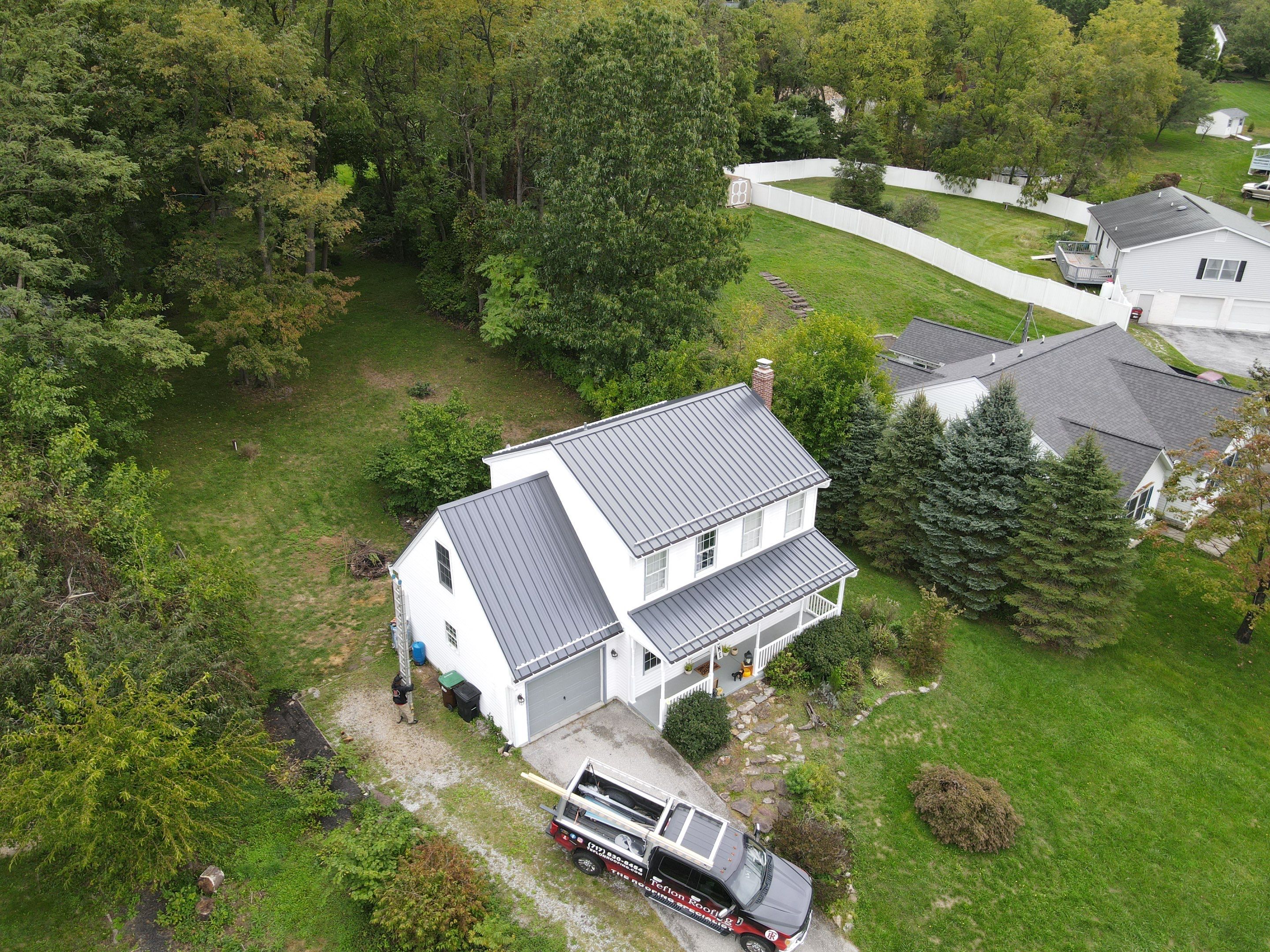12" Mechanical Seam by Teflon Roofing