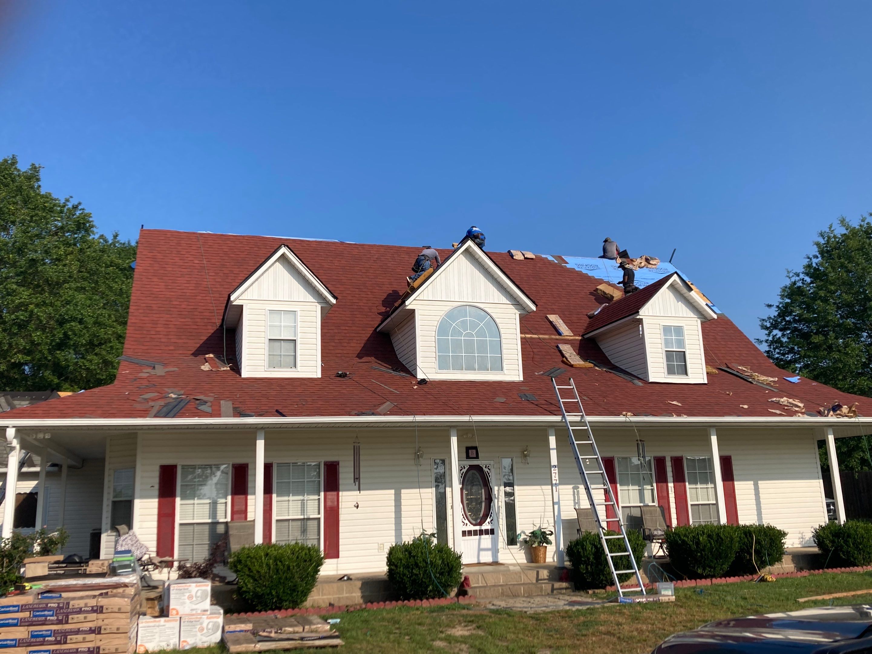 Residential Roofing Installation using GAF Timberline HDZ by Hostetler Roofing