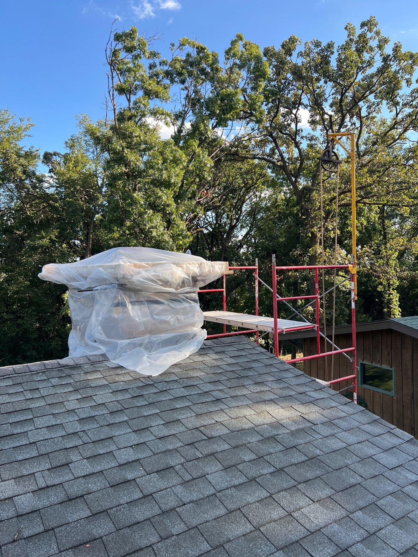 Complete Chimney Tear Down & Rebuild by Leonard and Sons Building Services, Inc. 