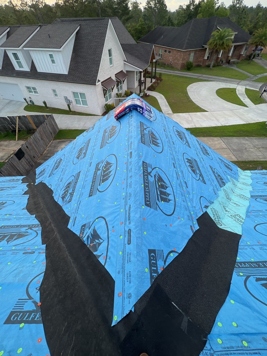 Residential Roofing Installation using Roof Replacement by American Roofing & Construction LLC
