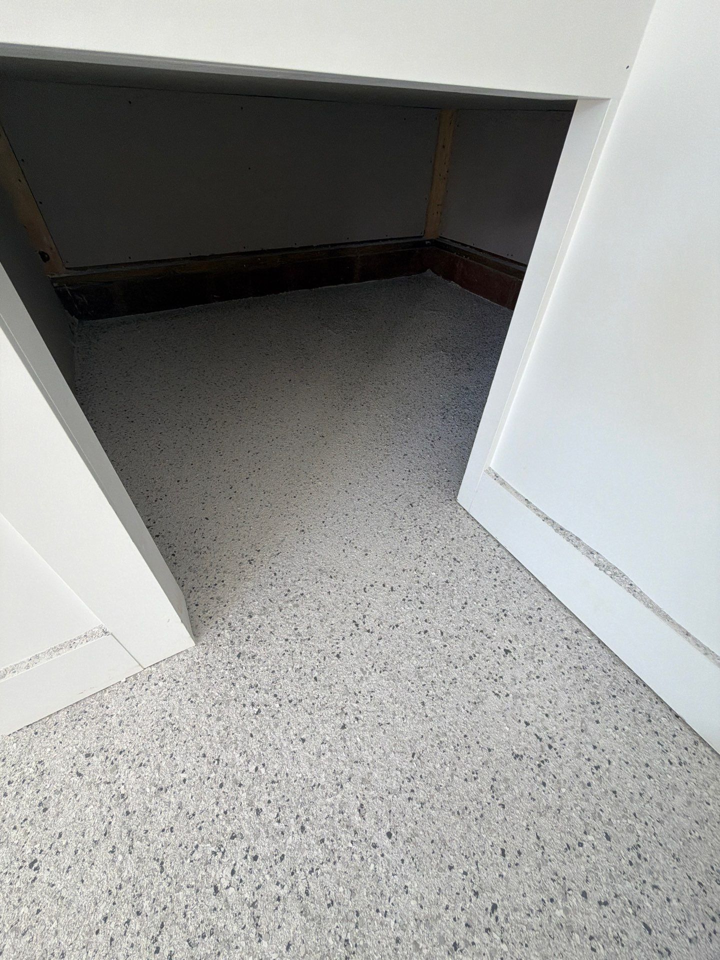 Custom Epoxy Flake Floor Coating for Spring Lake Garage by Gordon Painting