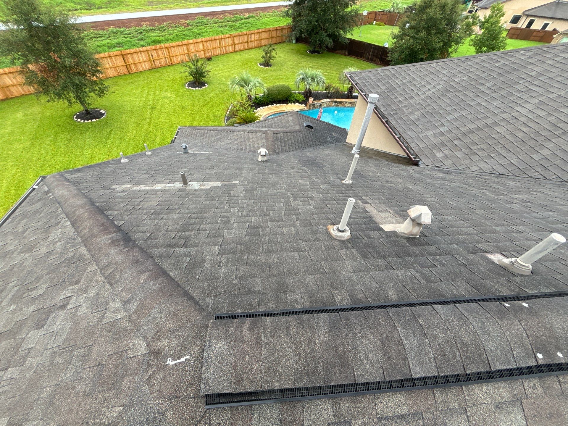 Residential Roofing Installation using Owen's Corning Duration (Lifetime) Shingles by Roof Repair Company