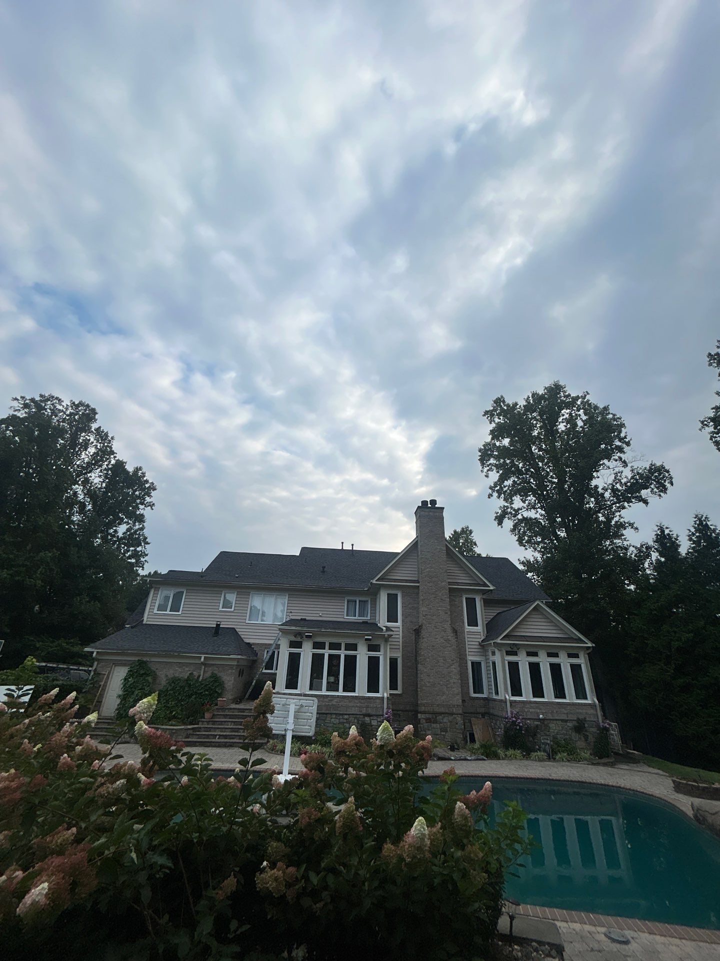 Great Falls : residential Roof with CertainTeed Landmark Pro in Max Def Moire Black  by RM Banning, Inc.