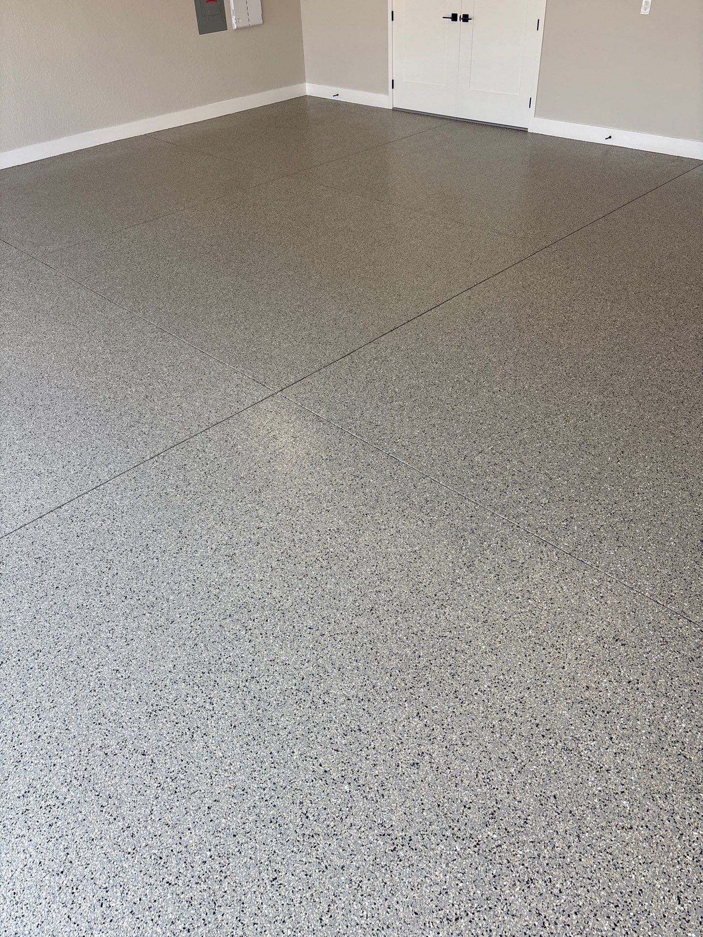 Garage Mediterranean  by Innovative Concrete Coatings 