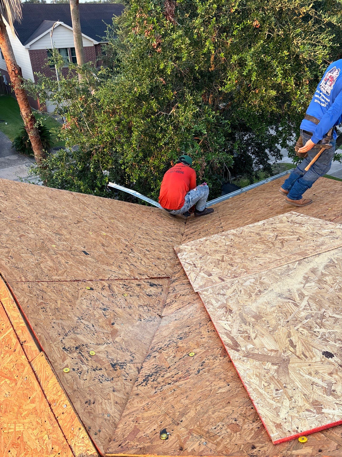 Residential Roofing Installation using Owen's Corning Duration (Lifetime) Shingles by Roof Repair Company