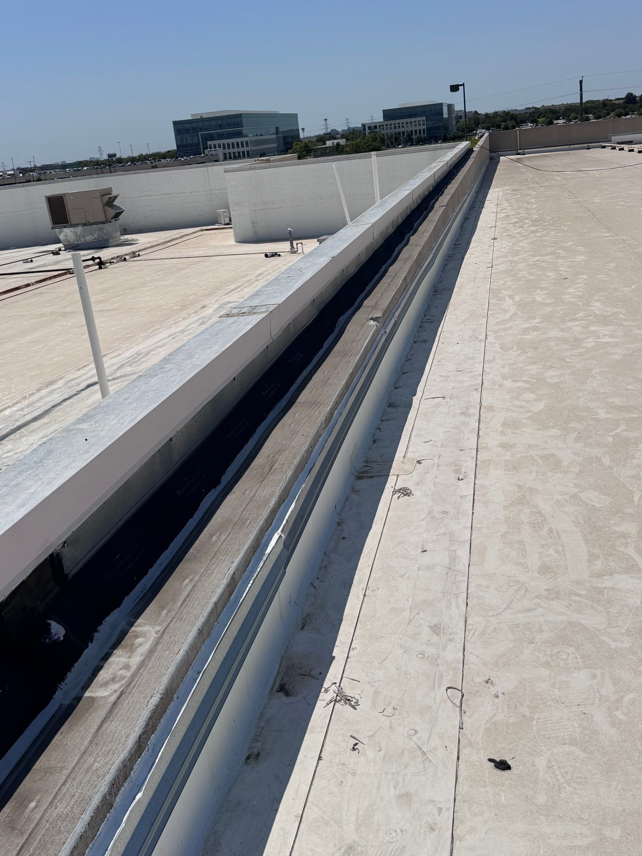 Commercial Flat Roof Repair and Safety Guardrail Installation in Plano by Armor Roofing | Exteriors