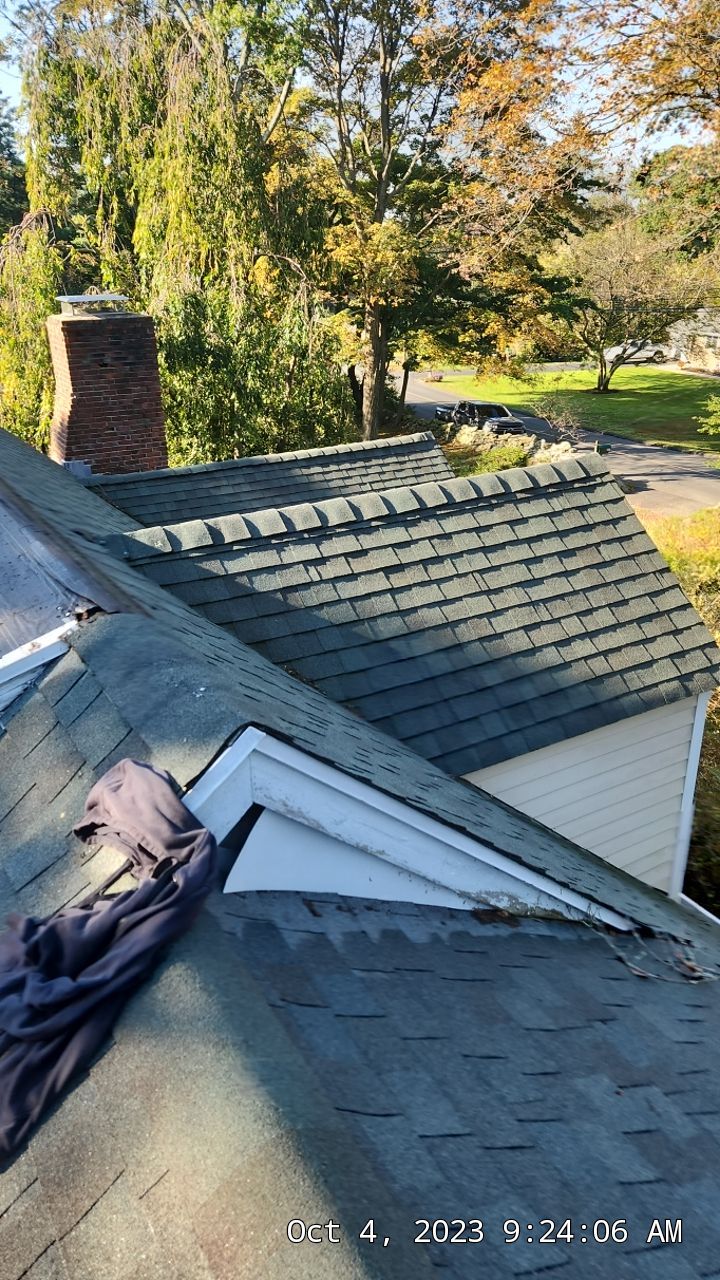 Residential Roofing Installation using Owens Corning TruDefinition Williamsburg gray by A Plus Exterior