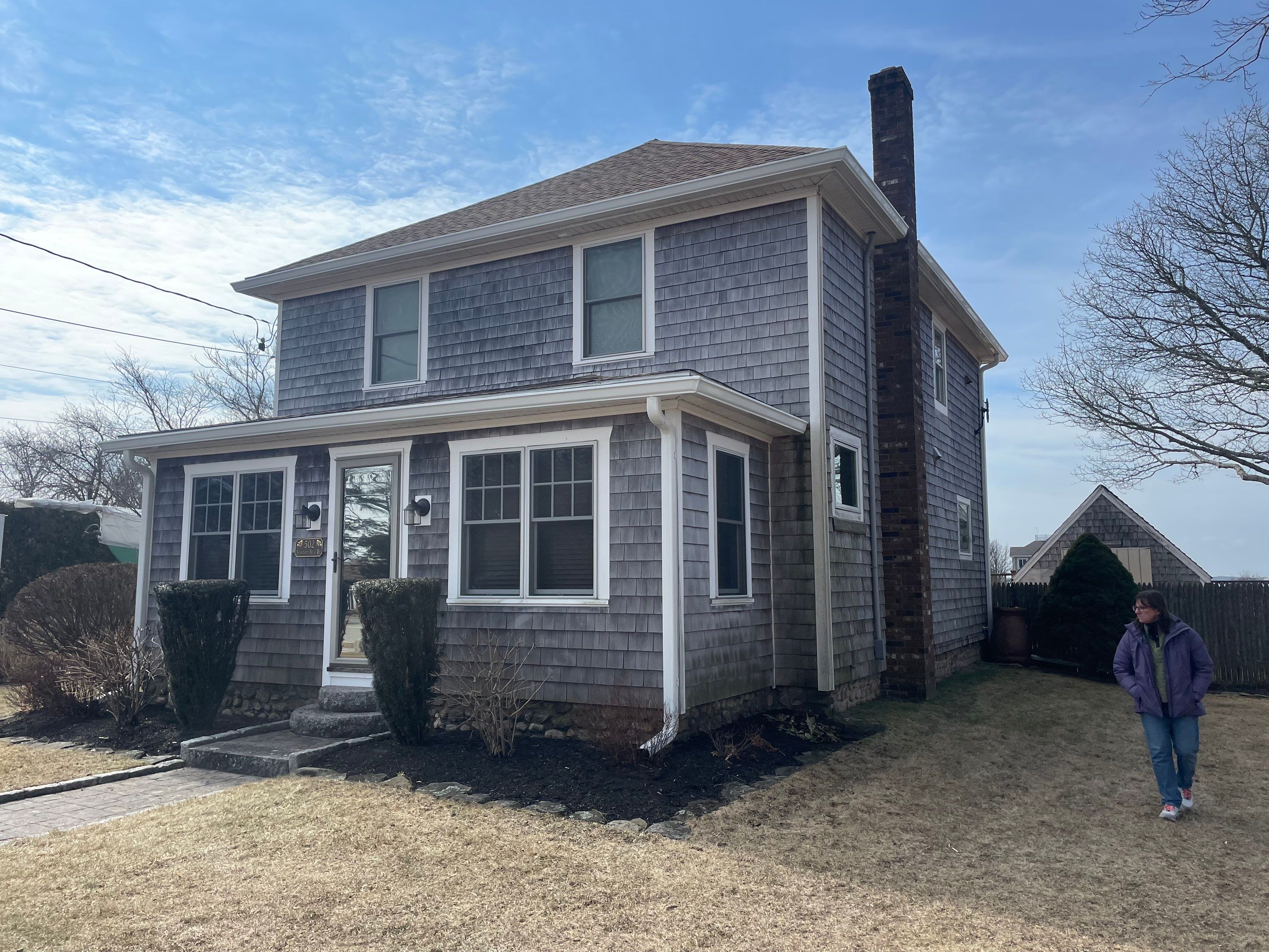 Gutter Installation using Hover Single Screen Continuous Hanger with 6" K-Style Gutter in Fairhaven, MA by Gutter Pro Enterprises