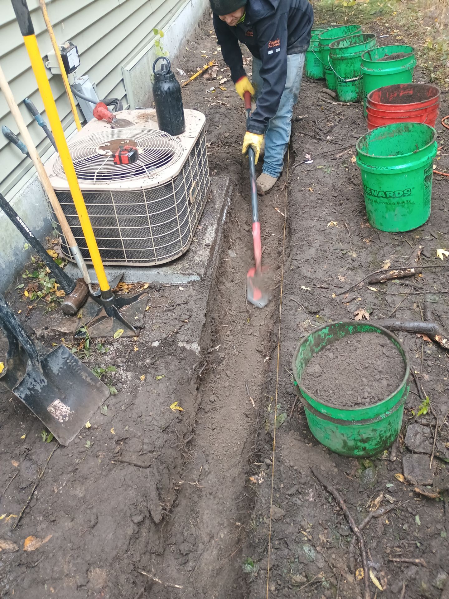 A French Drain for Maya by Waterproofing Northeast