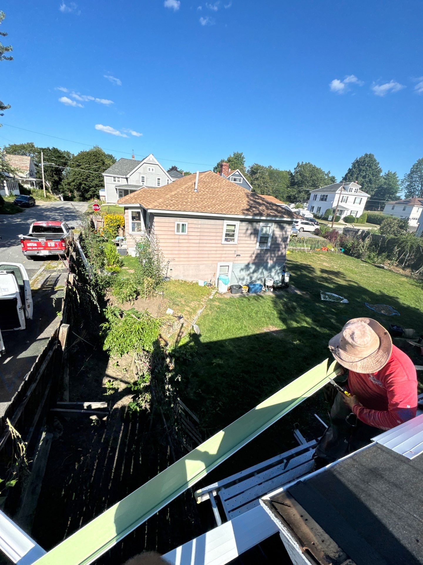 Garage Roof Replacement & Trim Repair by Mighty Dog Roofing of Greater Middlesex County