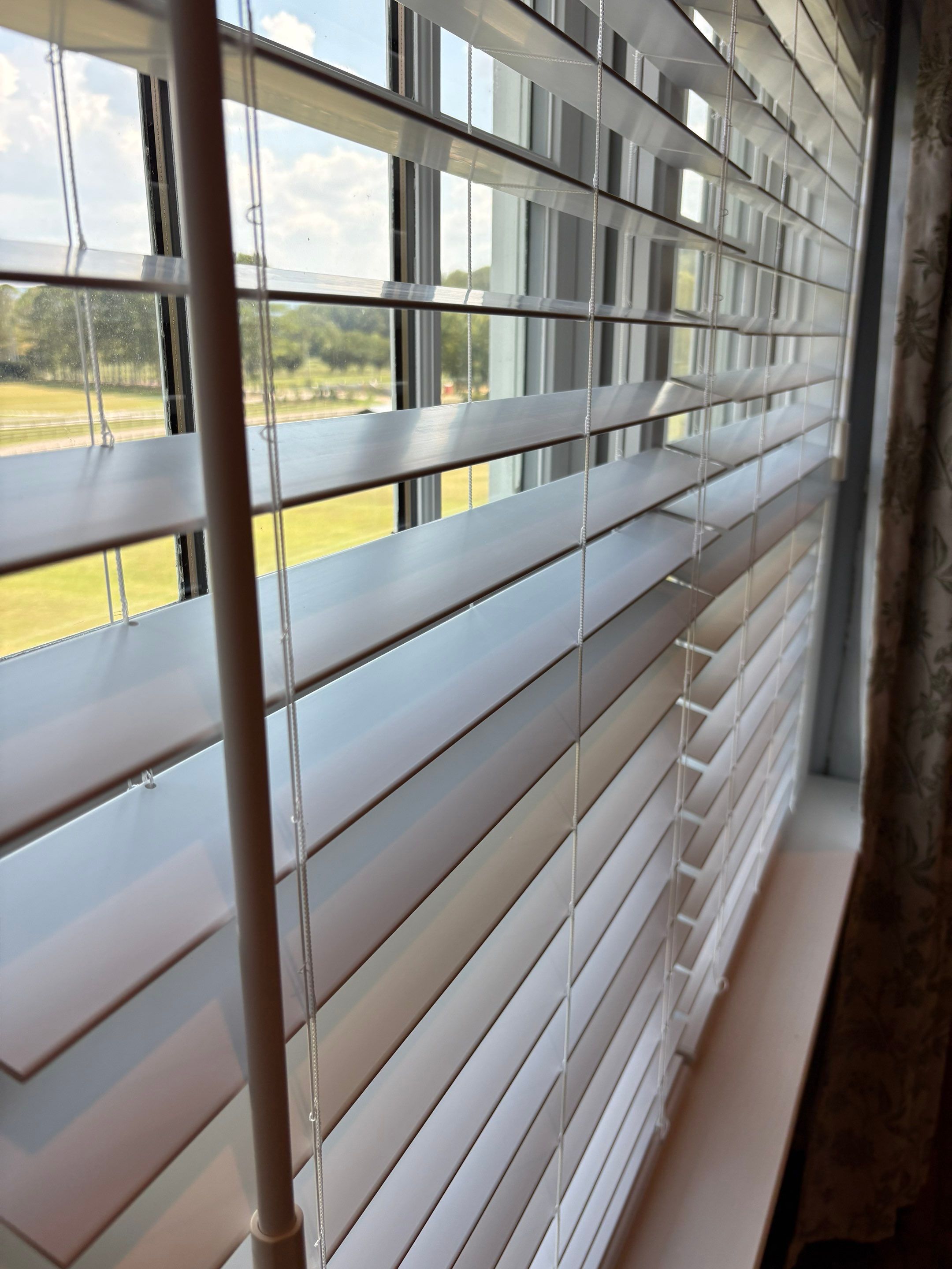 Faux Wood Blinds Project in Owens Cross Roads by Blinds and Borders