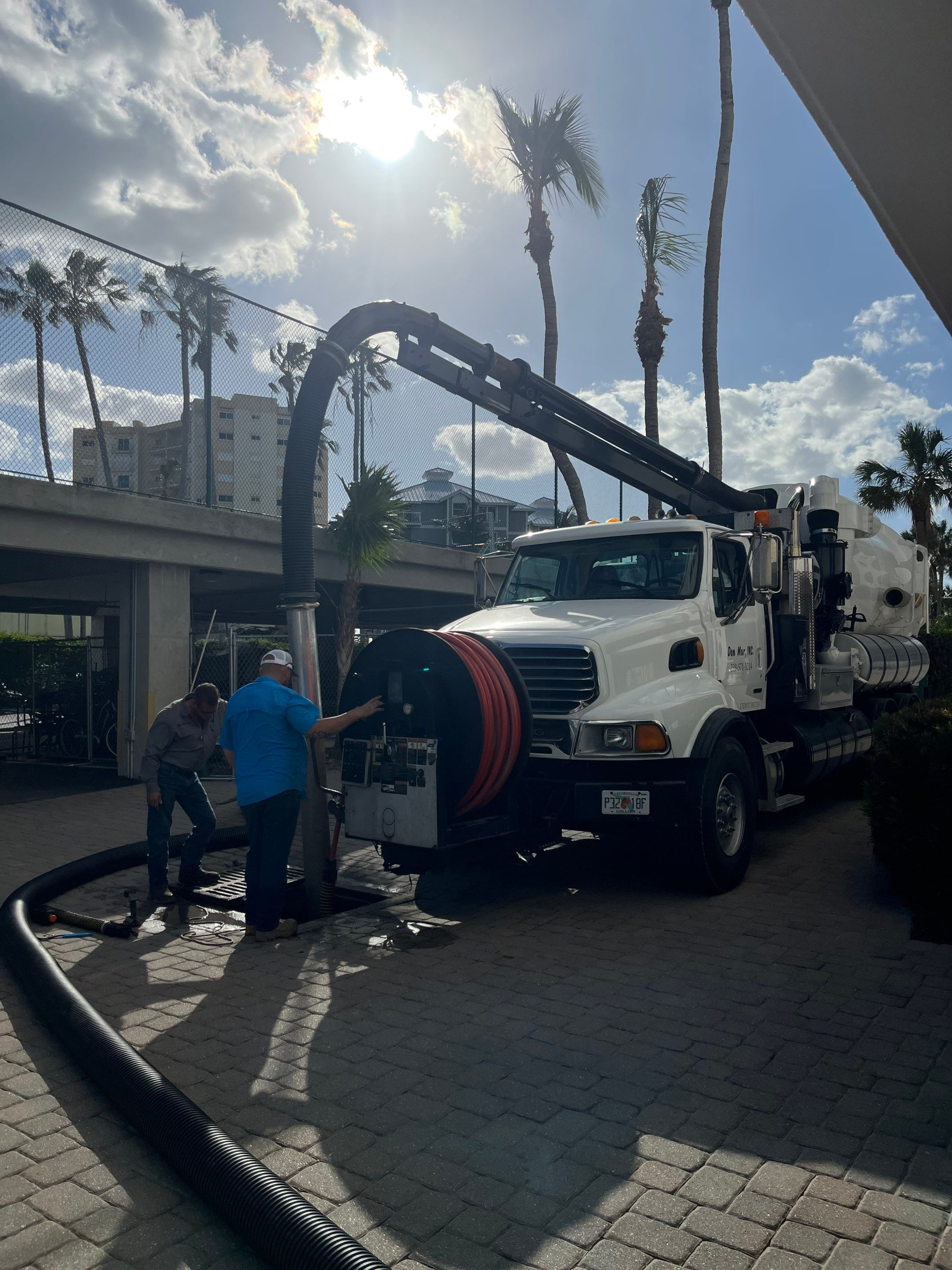 Condo Storm Water System Cleaning and Maintenance After Hurricane Ian by APS Power & Water