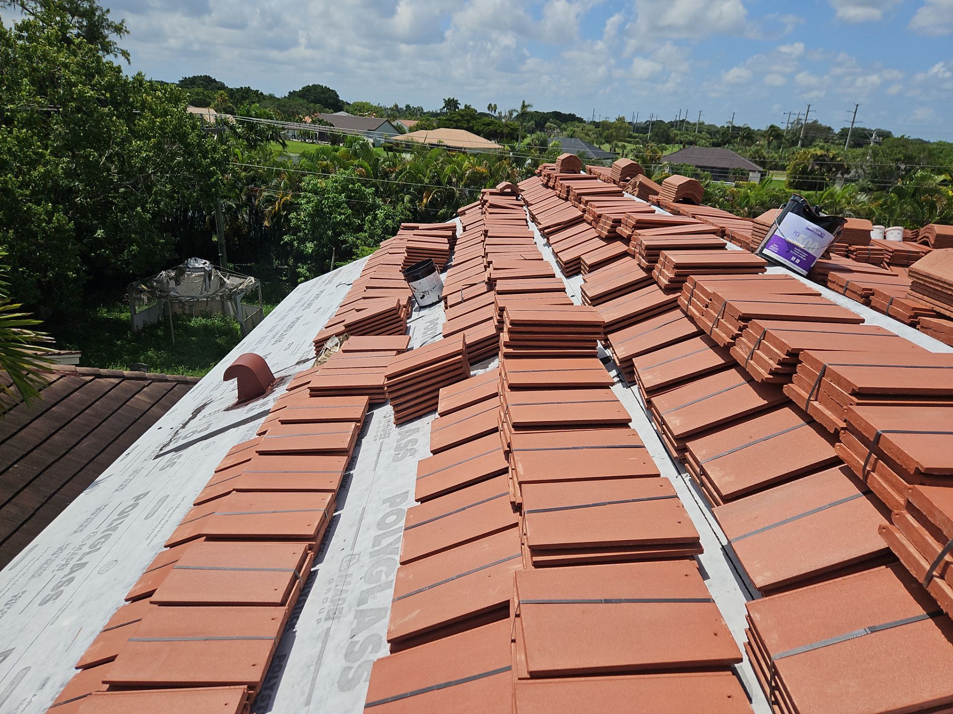 Residential Roofing Installation using Eagle Roofing Tile by BLUES BROTHERS ROOFING