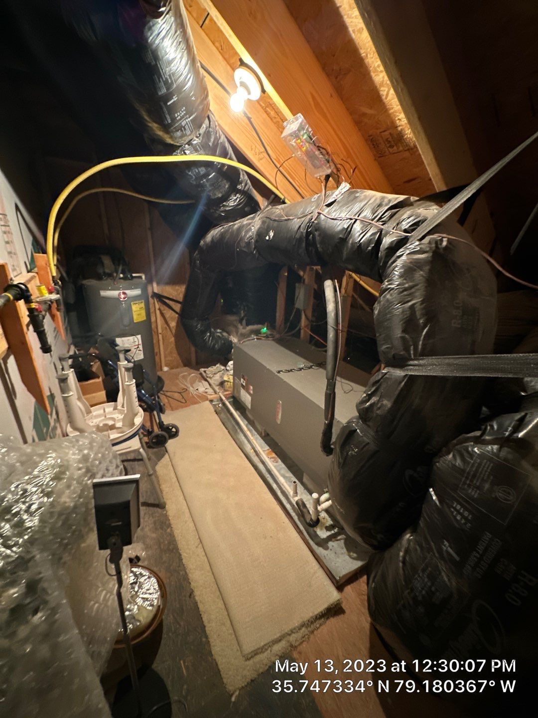 Trane XV20i Split Heat Pump Install  by Nick's Mechanical LLC.
