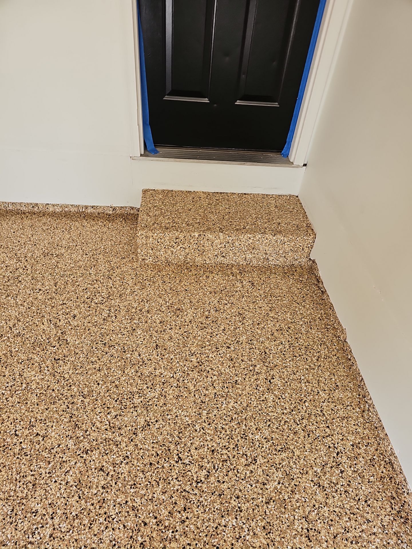 Sandstone Concrete Coating in Granger! by Innovative Spaces / Innovative Concrete Coatings