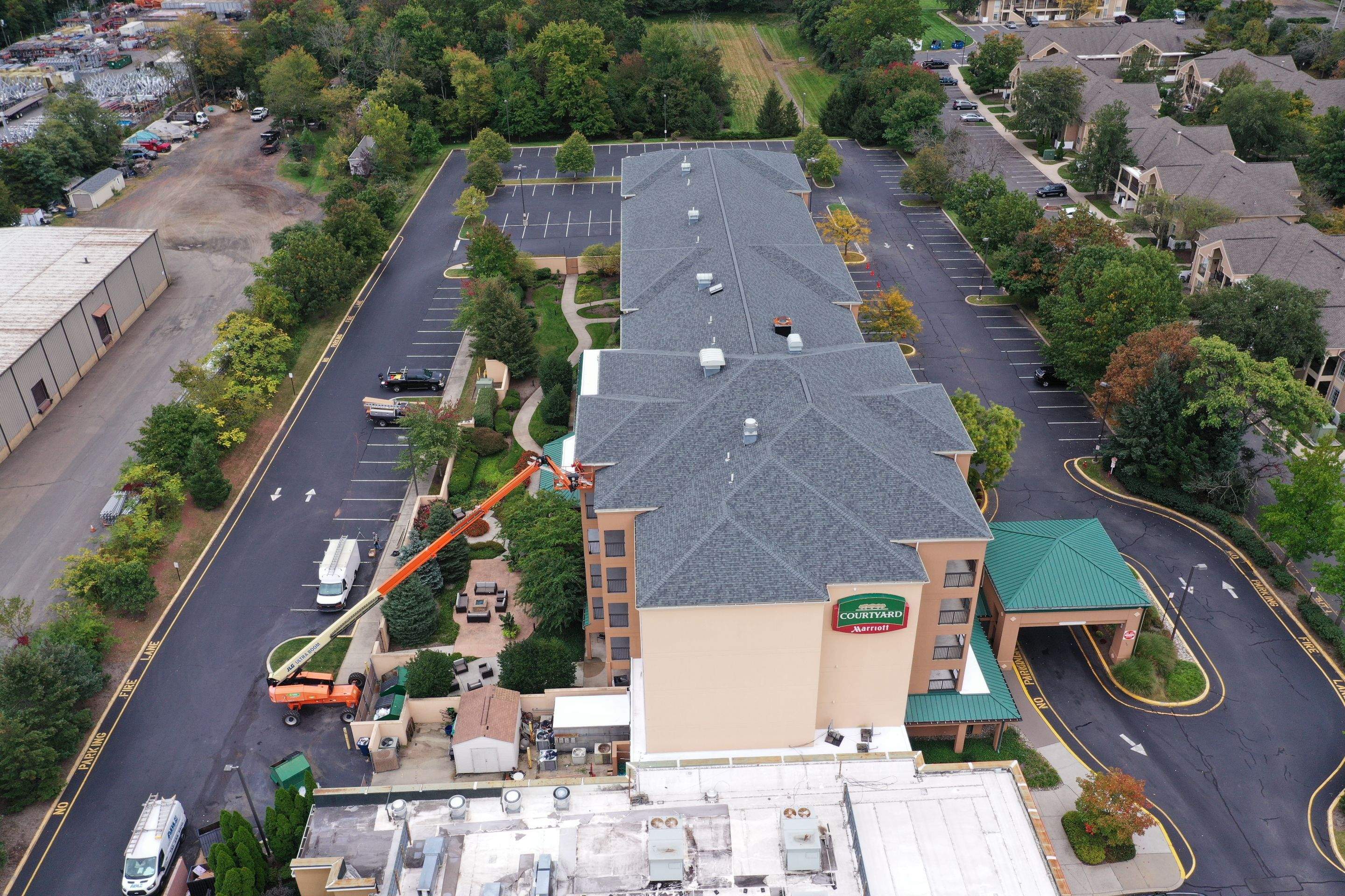 Commercial Roofing Installation using Owens Corning Duration by All Site Roofing