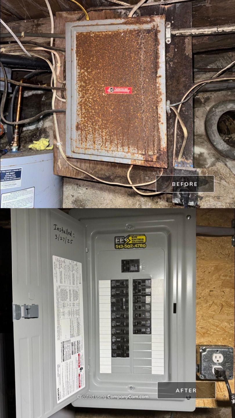 Panel Upgrade by Elite Electrical Solutions LLC