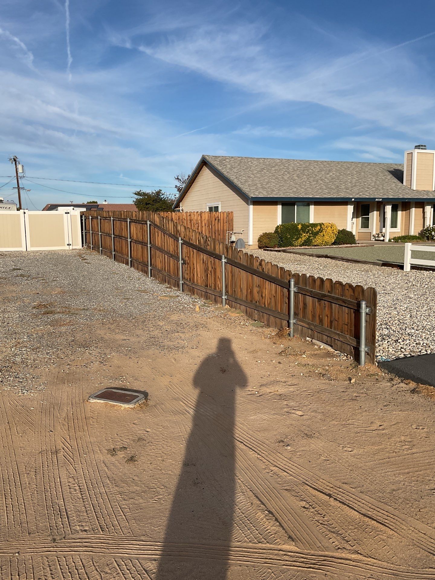 Fence Installation using Vinyl by Fence Guys Inc. 