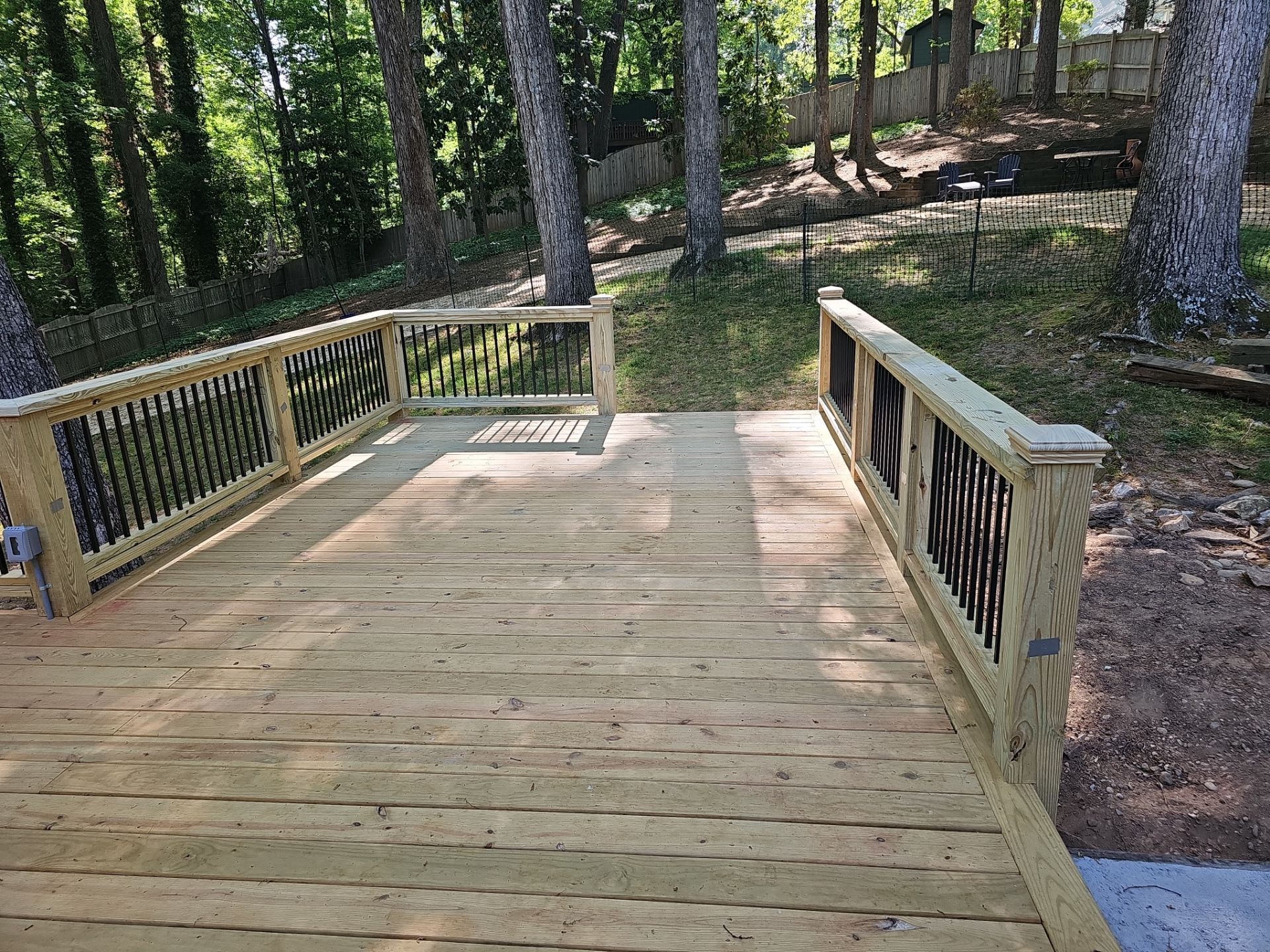 New Deck Construction & Site Improvements by Billy Weatherspoon Contractor