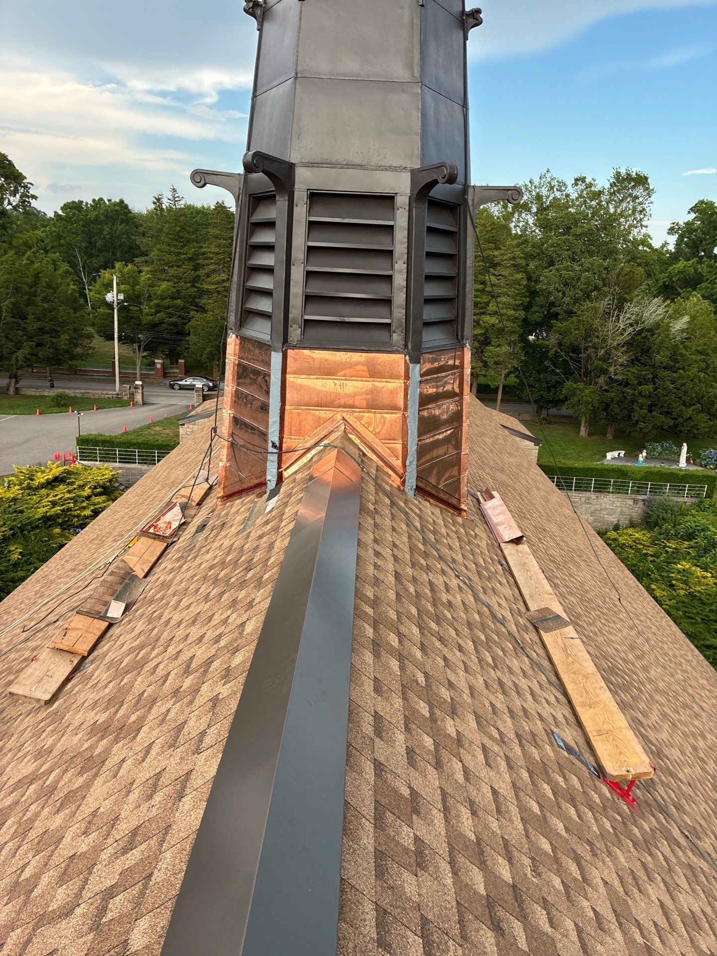 St. Pius Church - Commercial Roof Restoration by Rinaldi Roofing