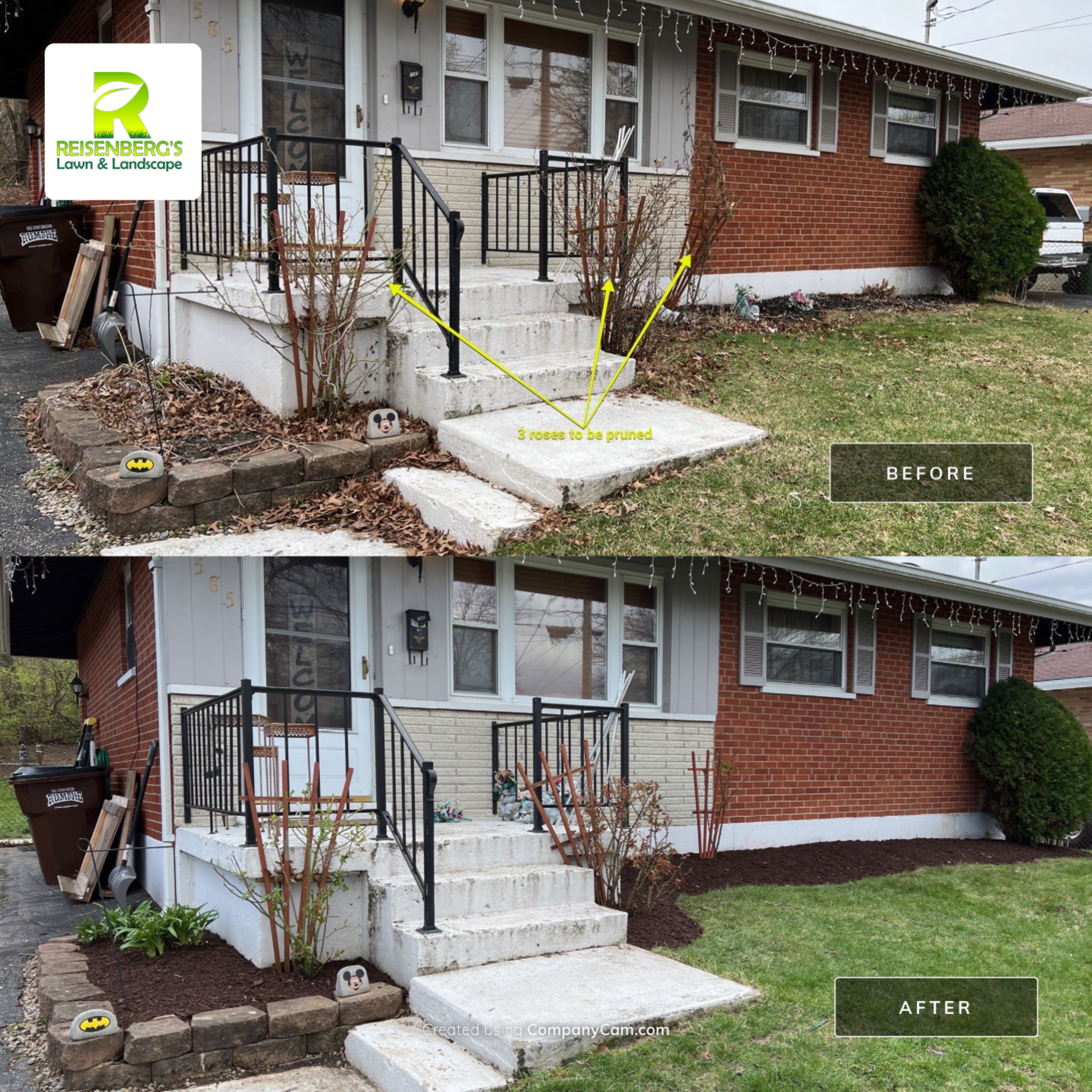 Spring Clean Up, Edge, & Mulch by Reisenberg’s Lawn & Landscape, LLC