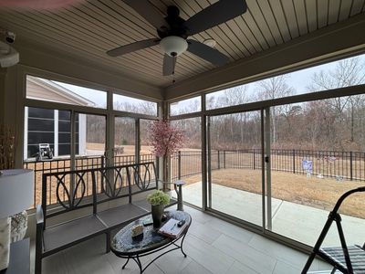 Custom Roller Shade Installation for Enclosed Sunroom in Mint Hill