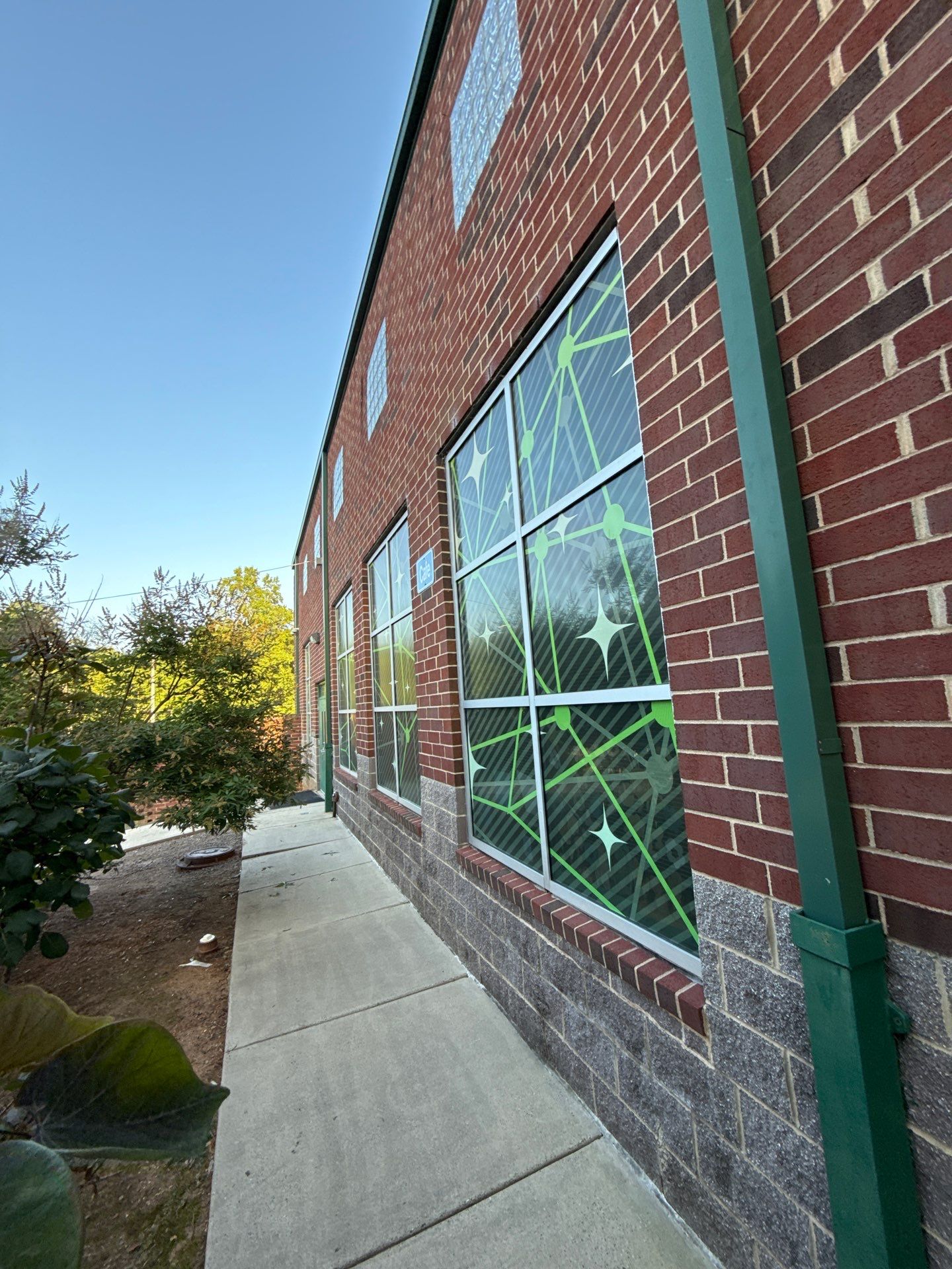 Providence Spring Elementary - Custom Window Safety Film Installation by QC Signs and Graphics