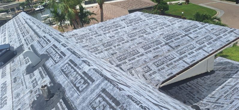 Charcoal Gray Concrete Tile by Reimagine Roofing