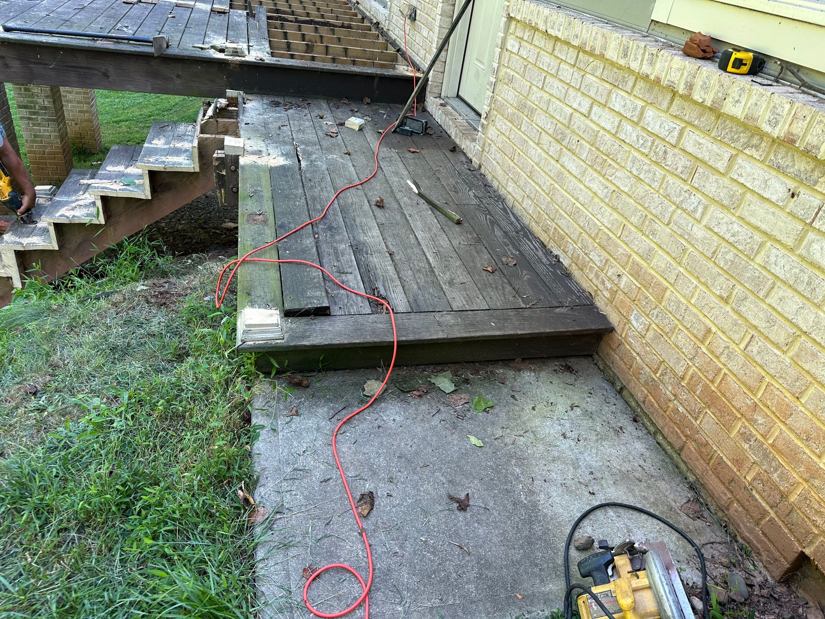 Deck Resurface using Deckorators Voyage - Color Khaya by deck guardian