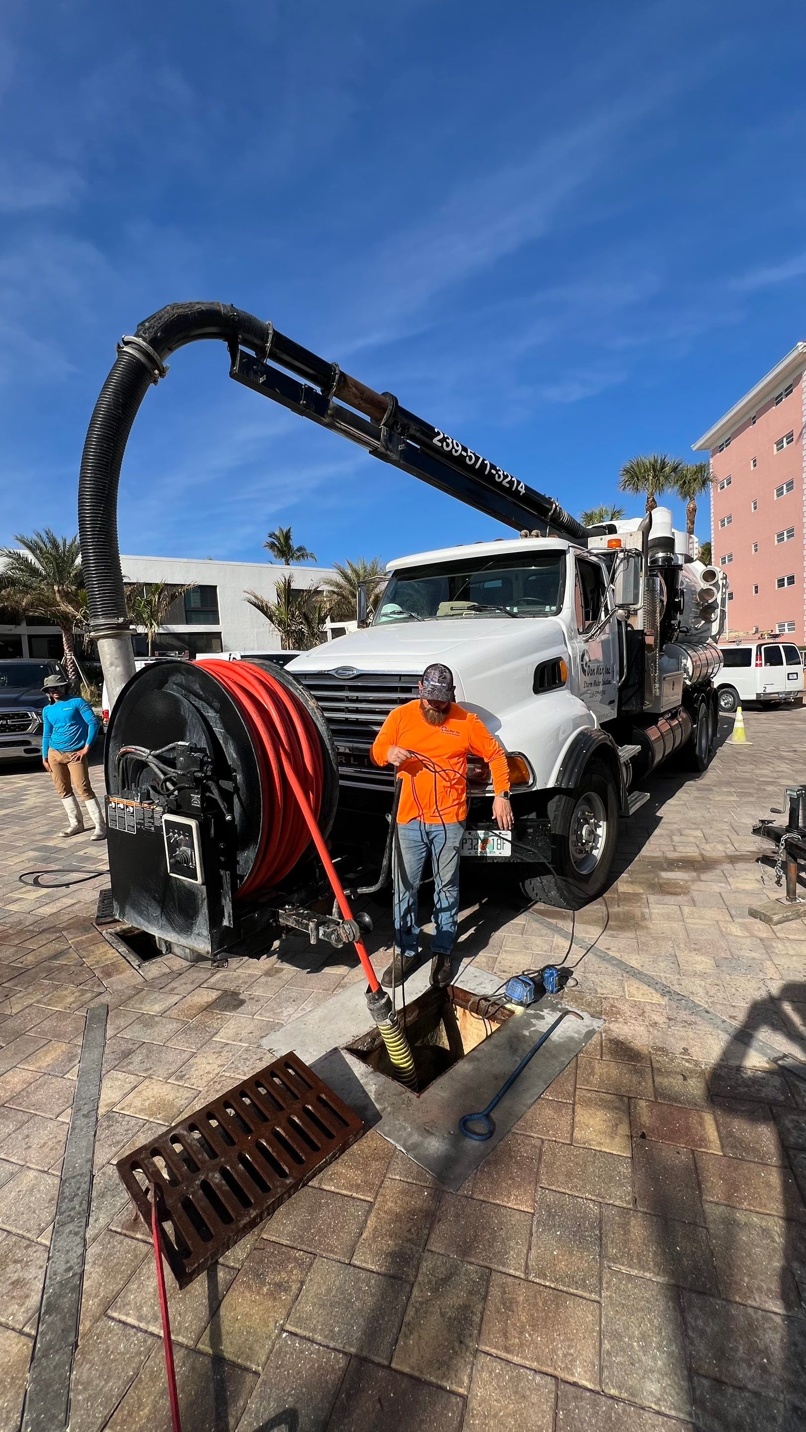 Naples Condo Complex Stormwater System Maintenance and Hurricane Cleanup by Don Mar, Inc. Storm Water Solutions