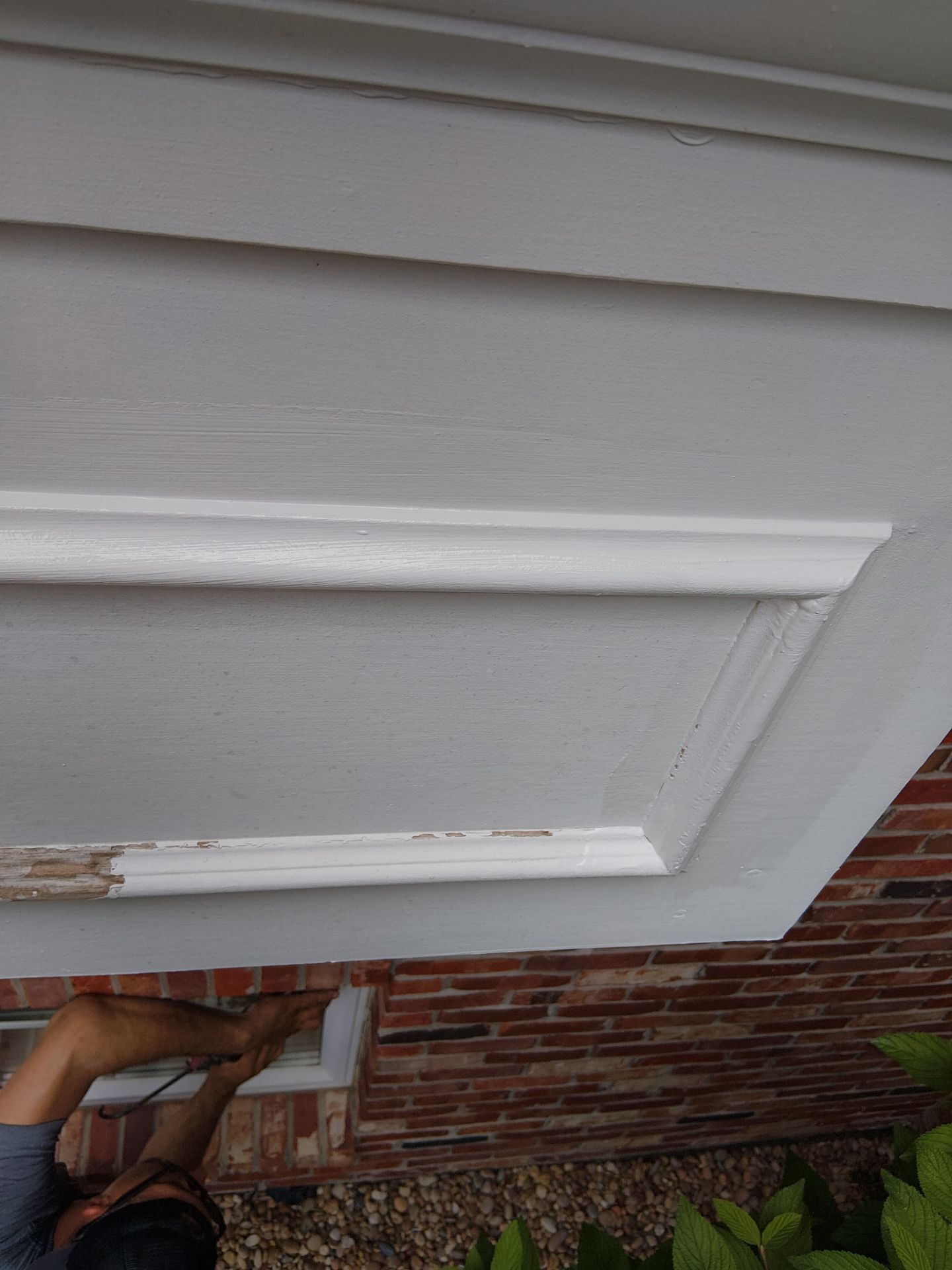 2nd-Story Exterior Trim Paint Repair – Chesterfield, MO by Legendary Services Company LLC.