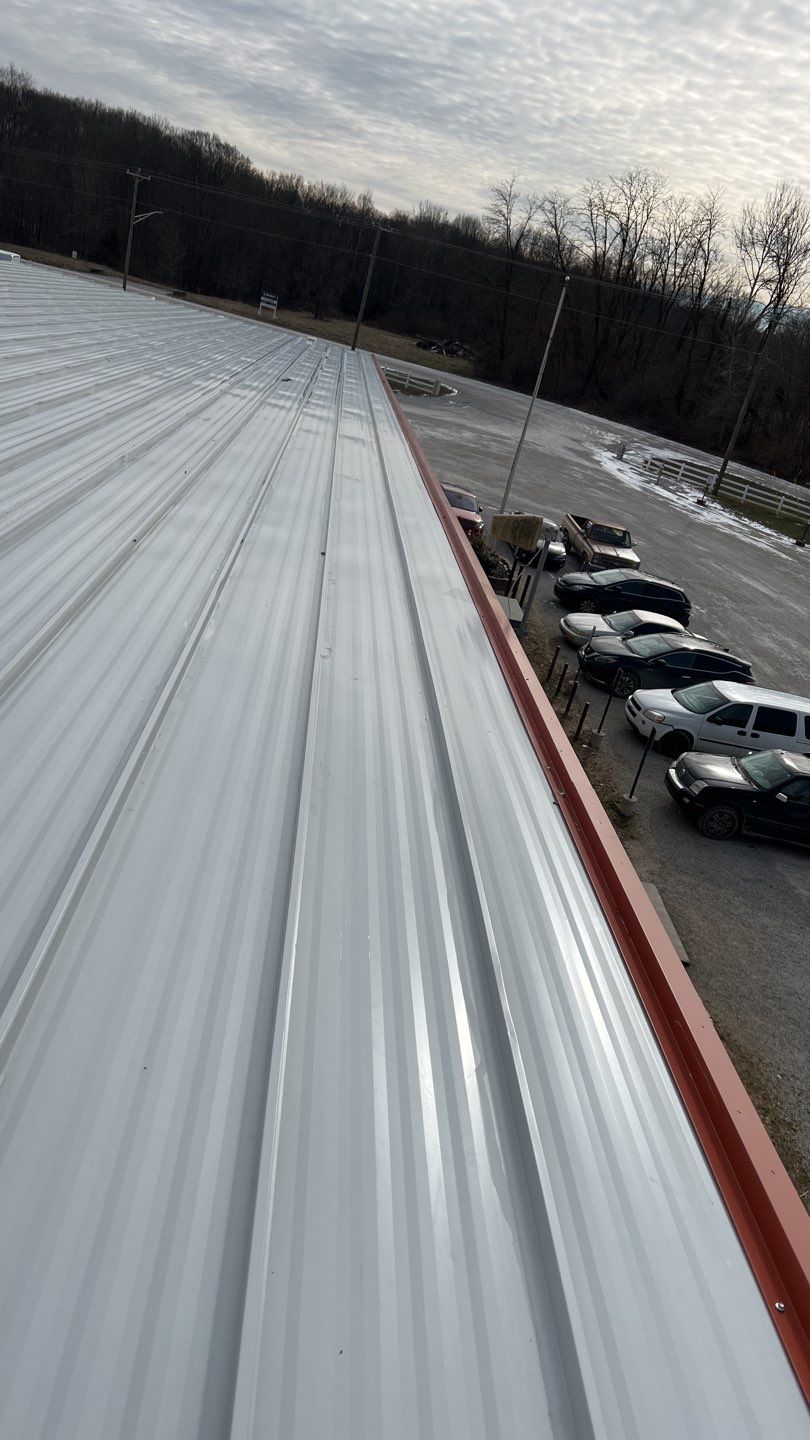 Commercial Roofing Installation using 24 Guage Double Lock Standing Seam by Legacy Roofing & Solar