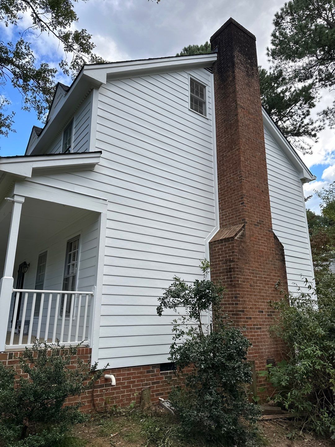 James Hardie Siding Replacement and Custom Deck Construction in Cary by The Remodeling Company