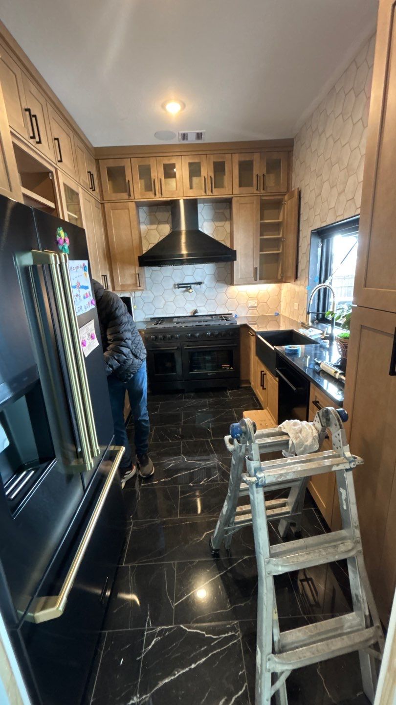 Kitchen, remodeling by Houston Roofing & Construction