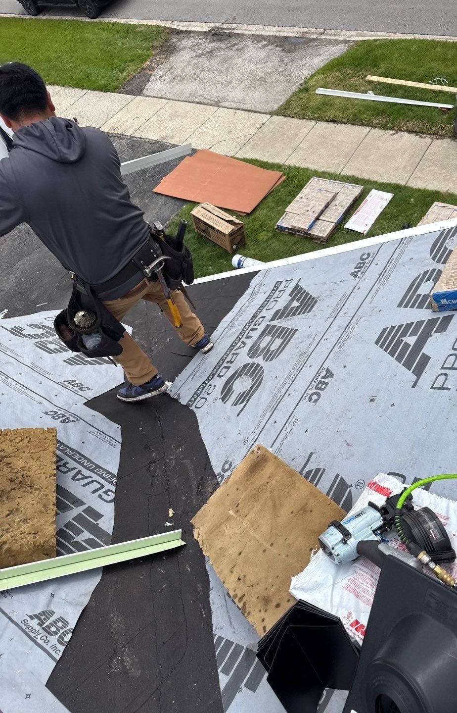 Roof and siding replacement by wind damage by Just Brilliant Restoration JBR