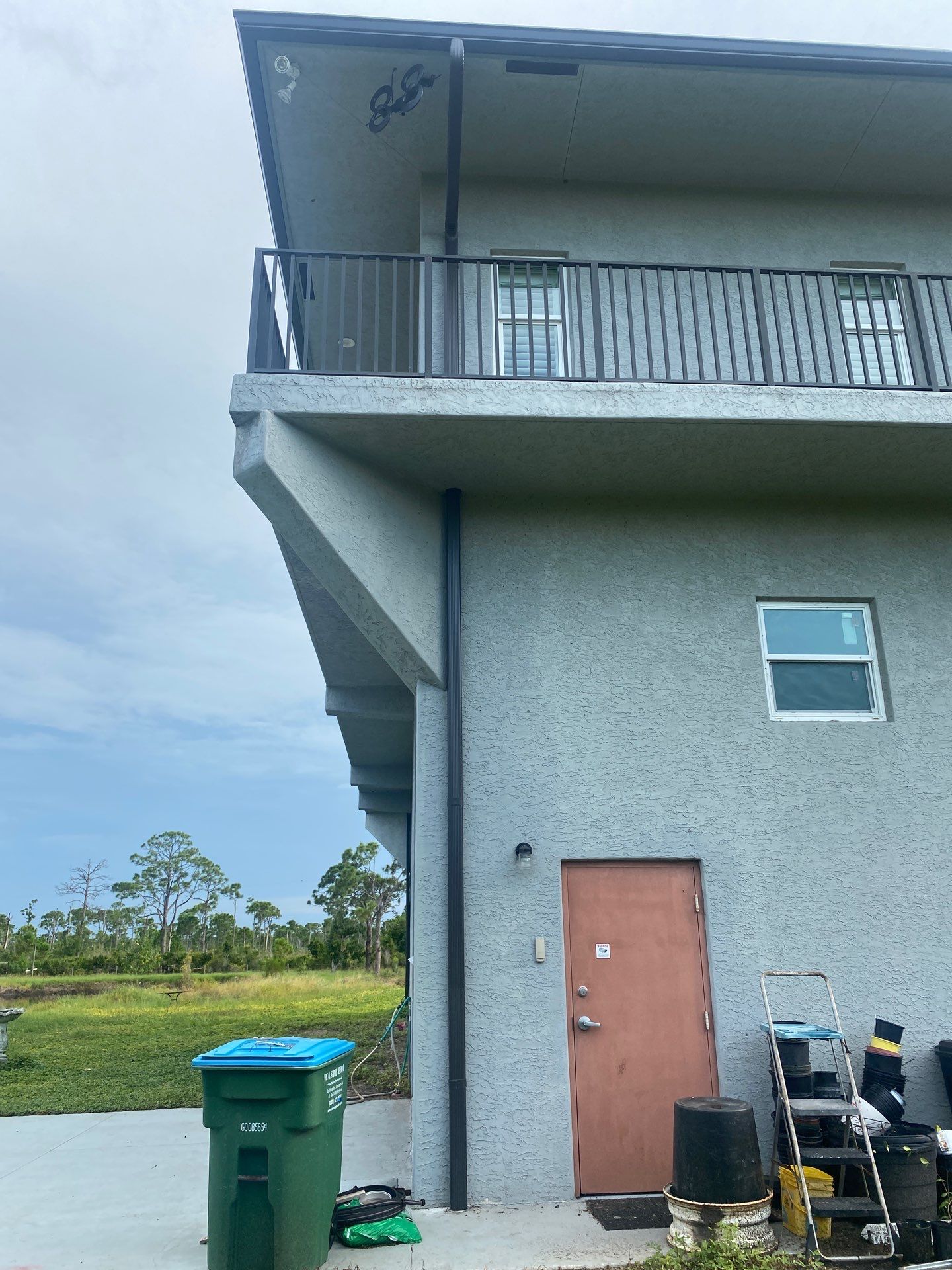 Black Seamless Gutters St. James City by Gutter Professors