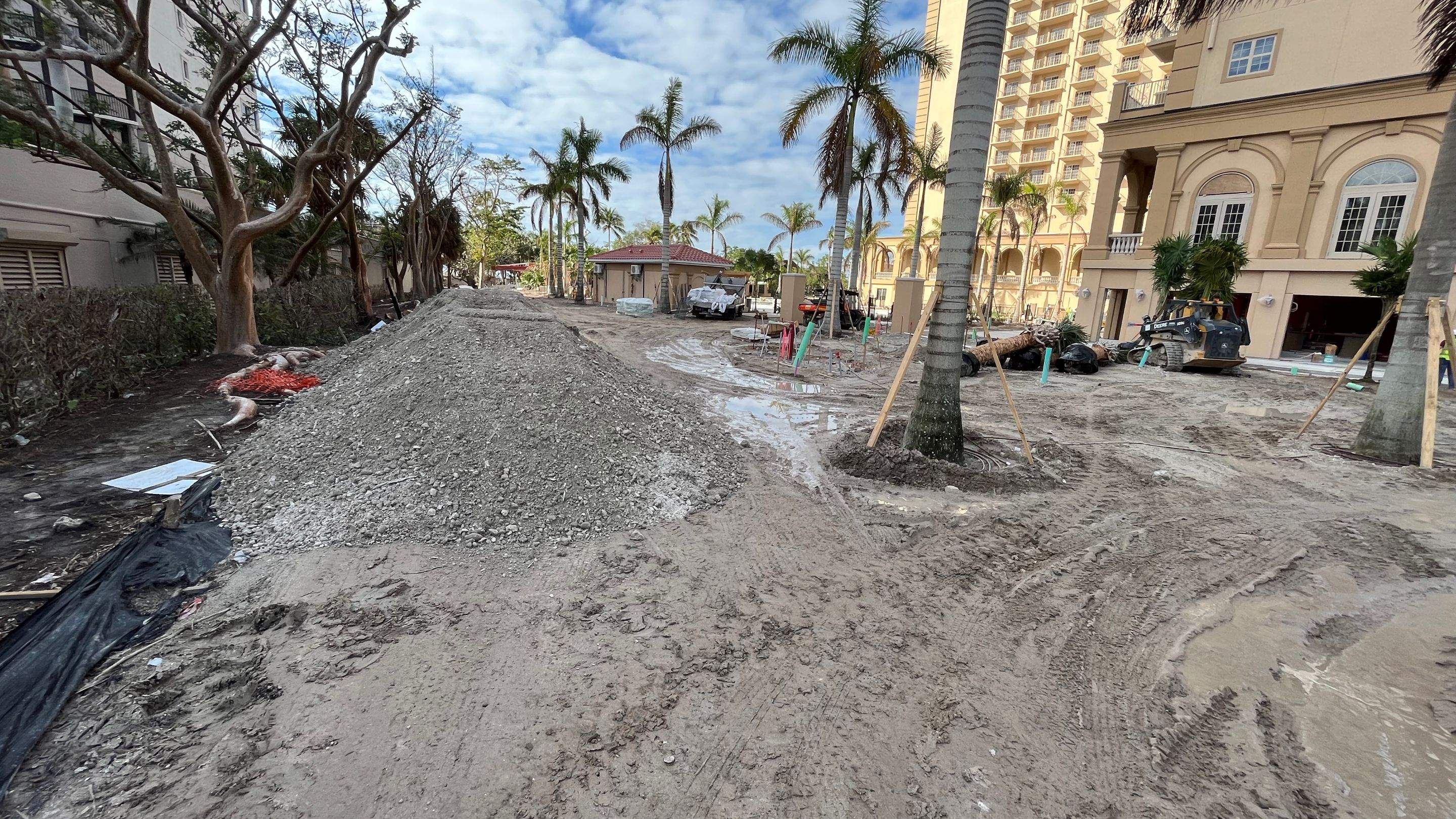 Ritz-Carlton S. Pool Deck & S. Service Rd Drain Cleaning by APS Power & Water
