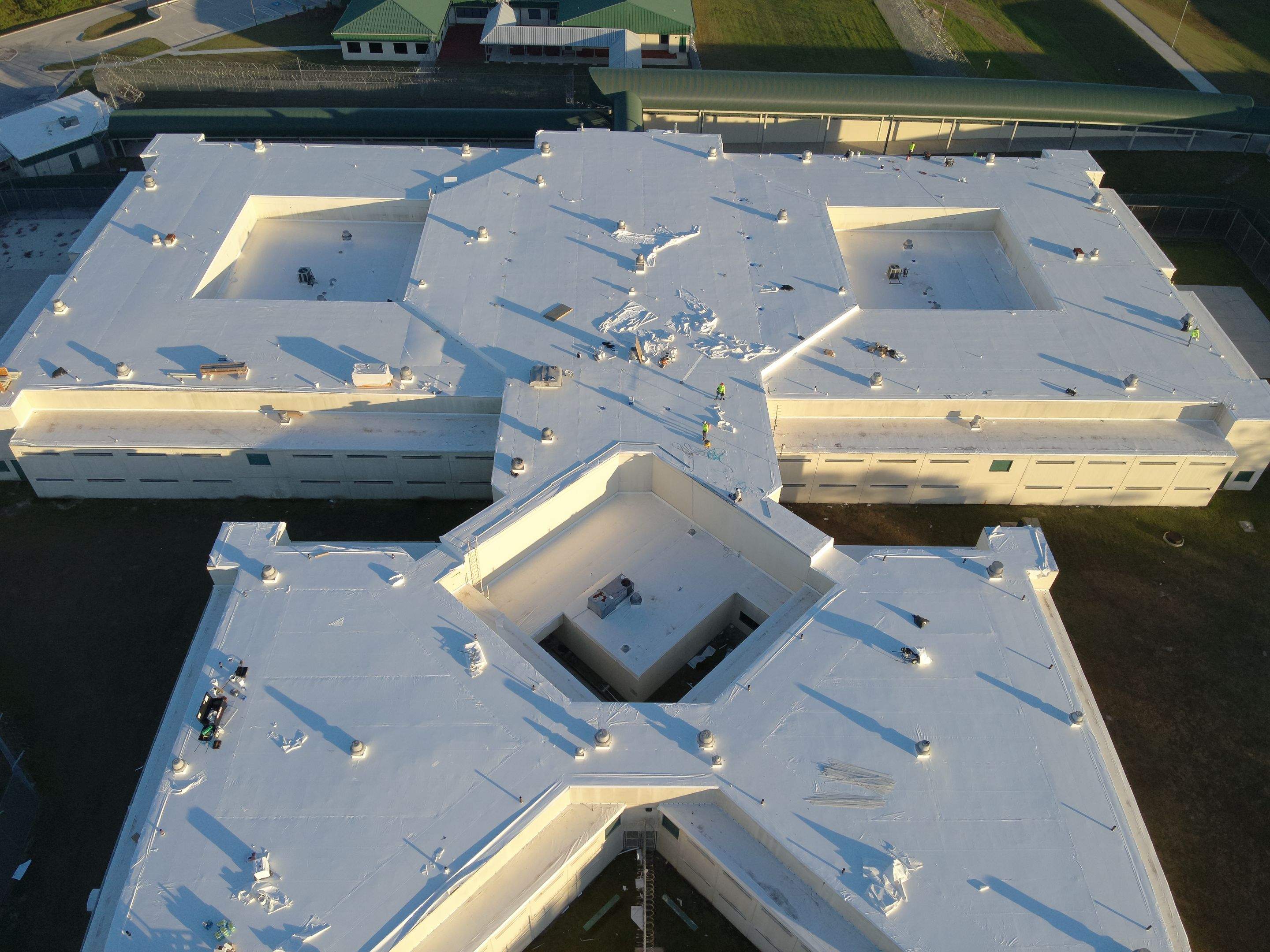 Polk County Jail - Roof Replacement by 1st Class Roofing, Inc.