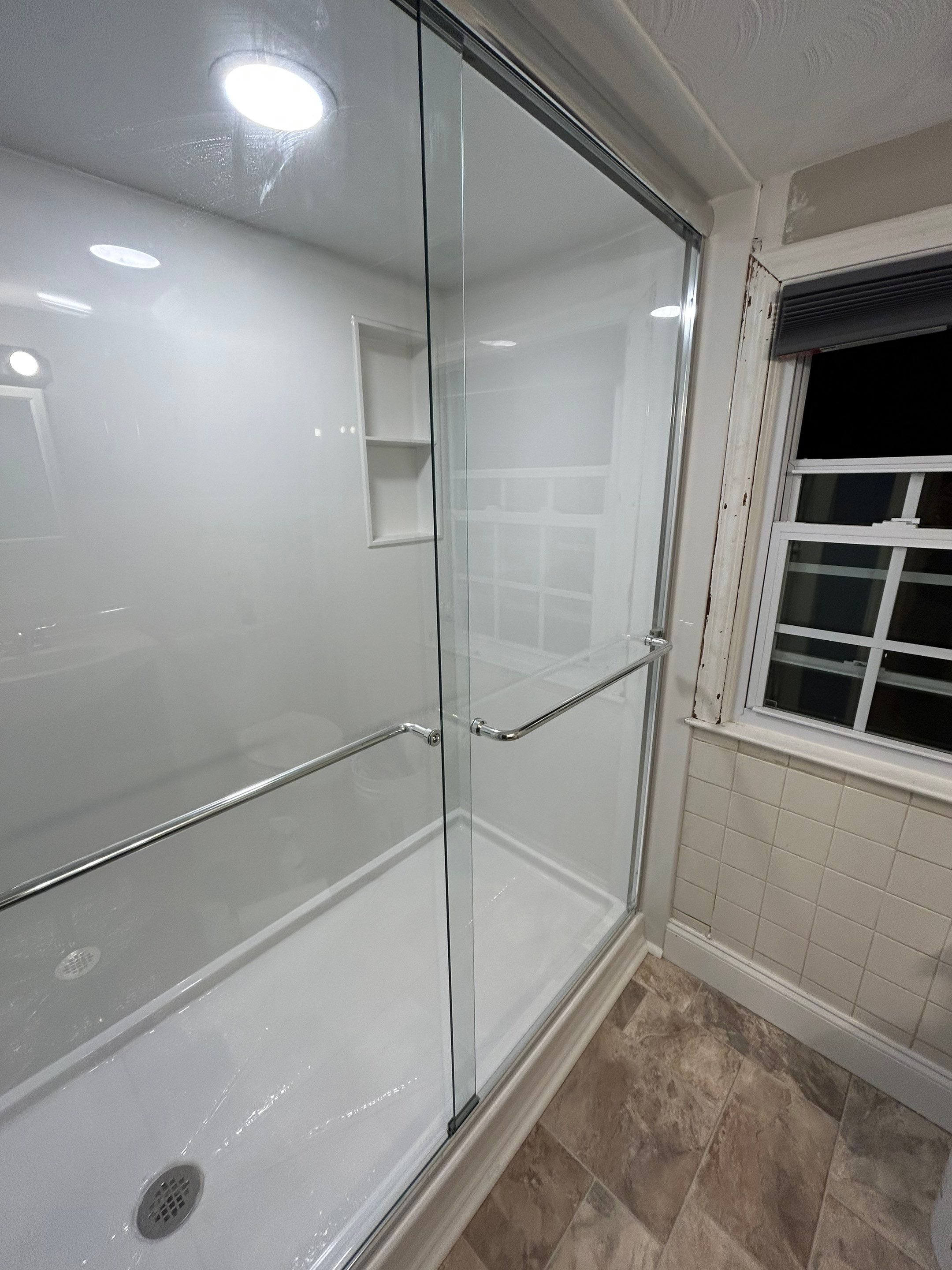 Light in the shower? Yep! by BathPlanet SW Virginia