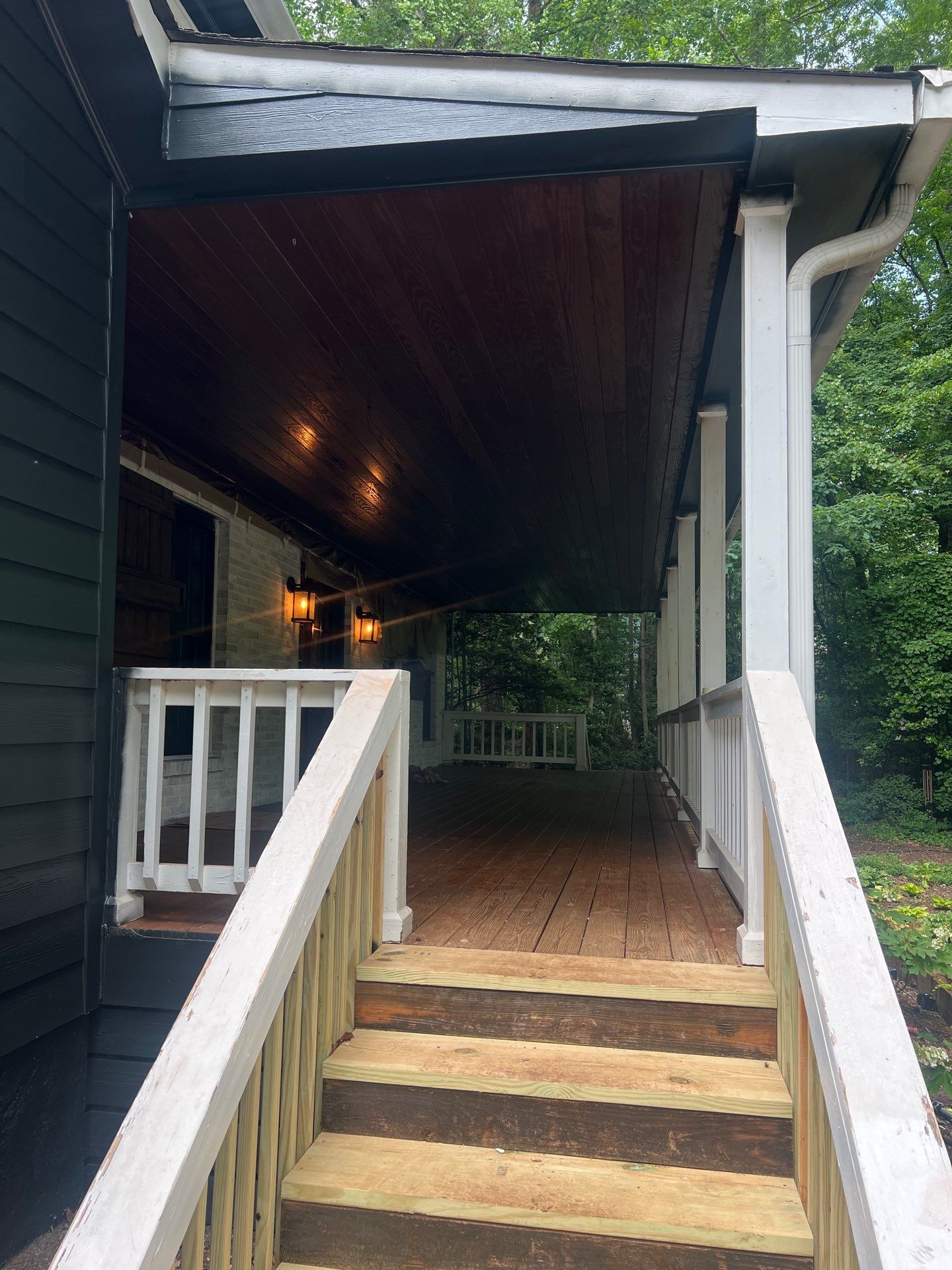 Custom Deck Construction and Exterior Painting Transformation in Kennesaw by Swift Home Renovations