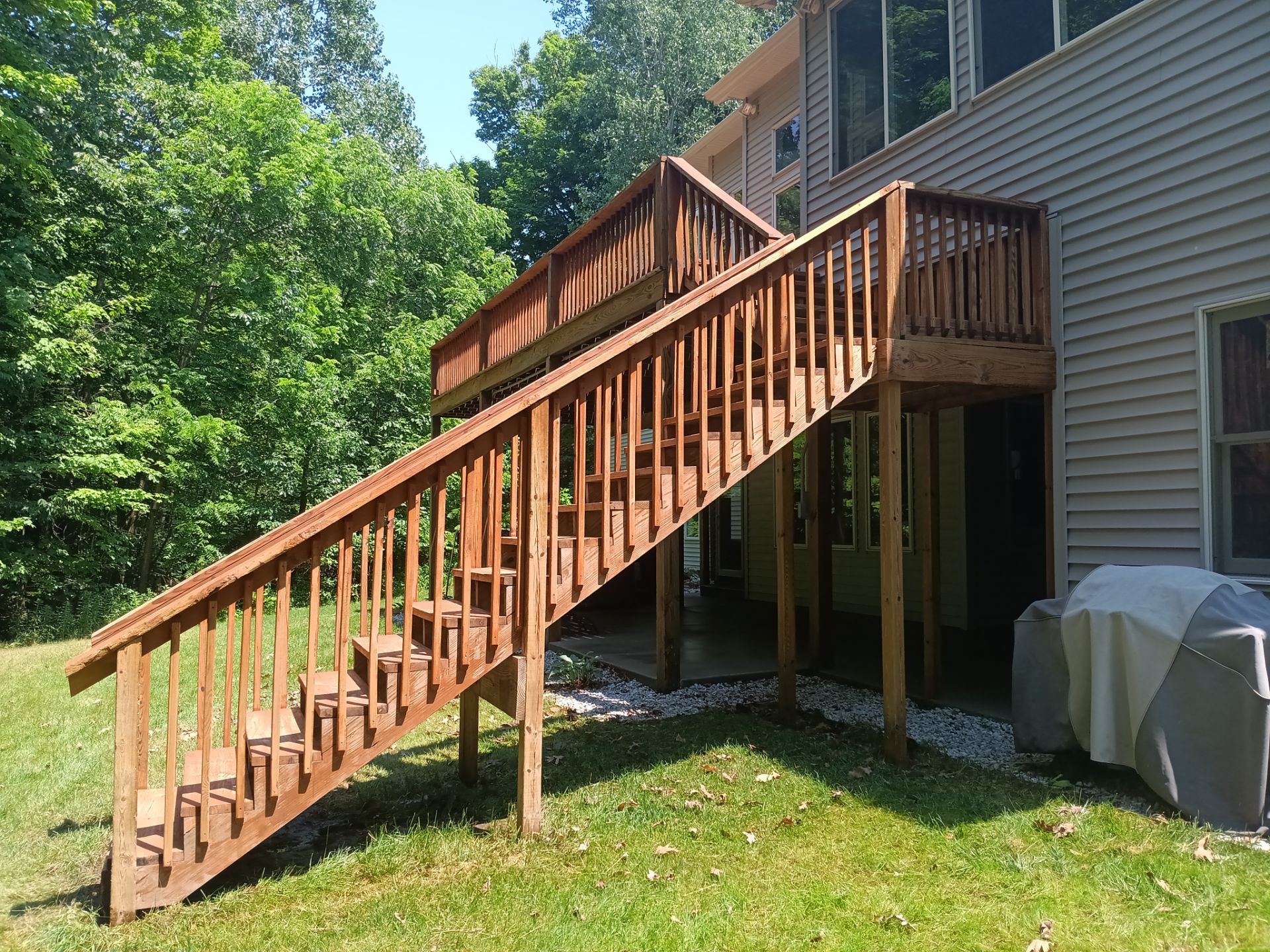 Deck and steps staining! by Gordon Painting