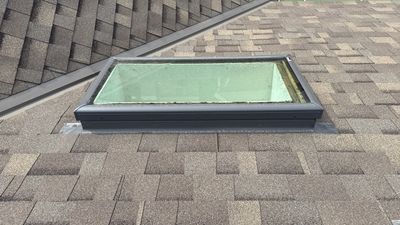 roof & vent replacement & skylight flashing replacement in Edmond