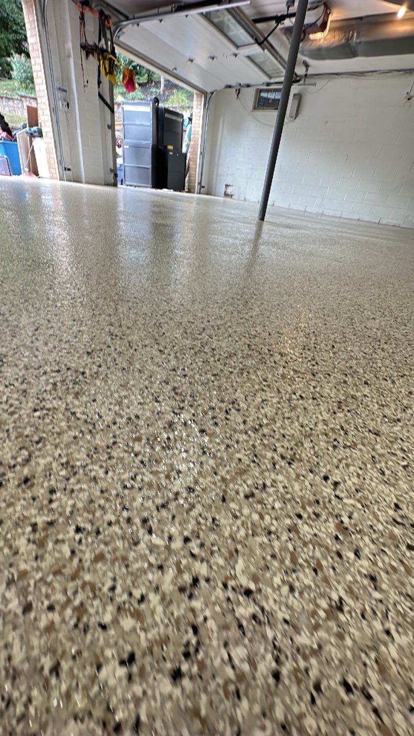 Porch, steps and Garage Project in Crafton by Floors in a Day, Inc