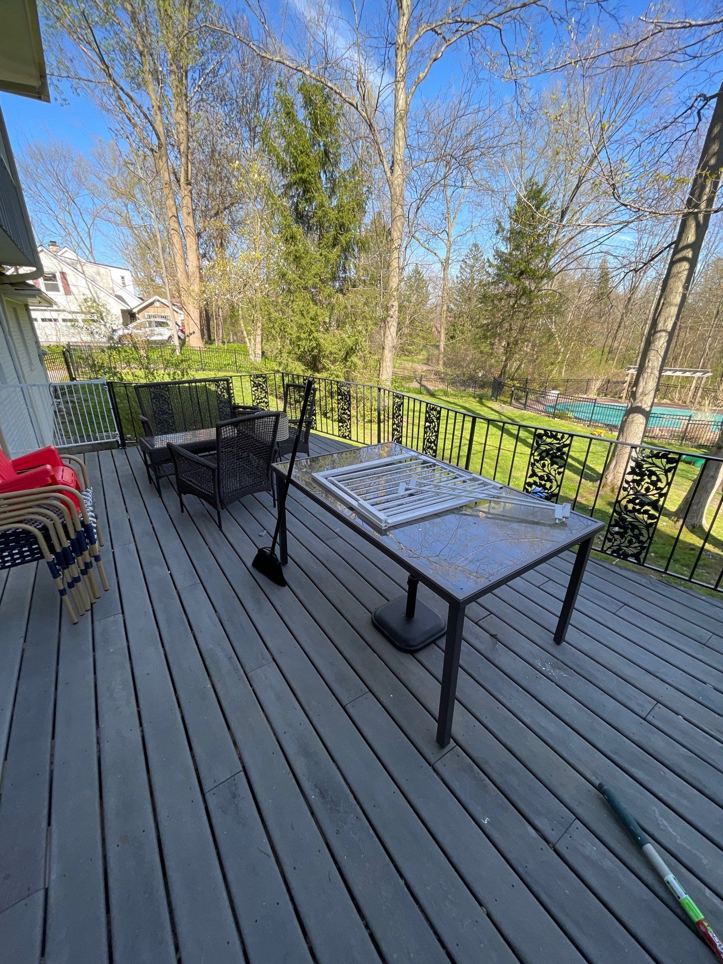 Deck Staining using Arborcoat Solid Stain by Callaway Contracting LLC