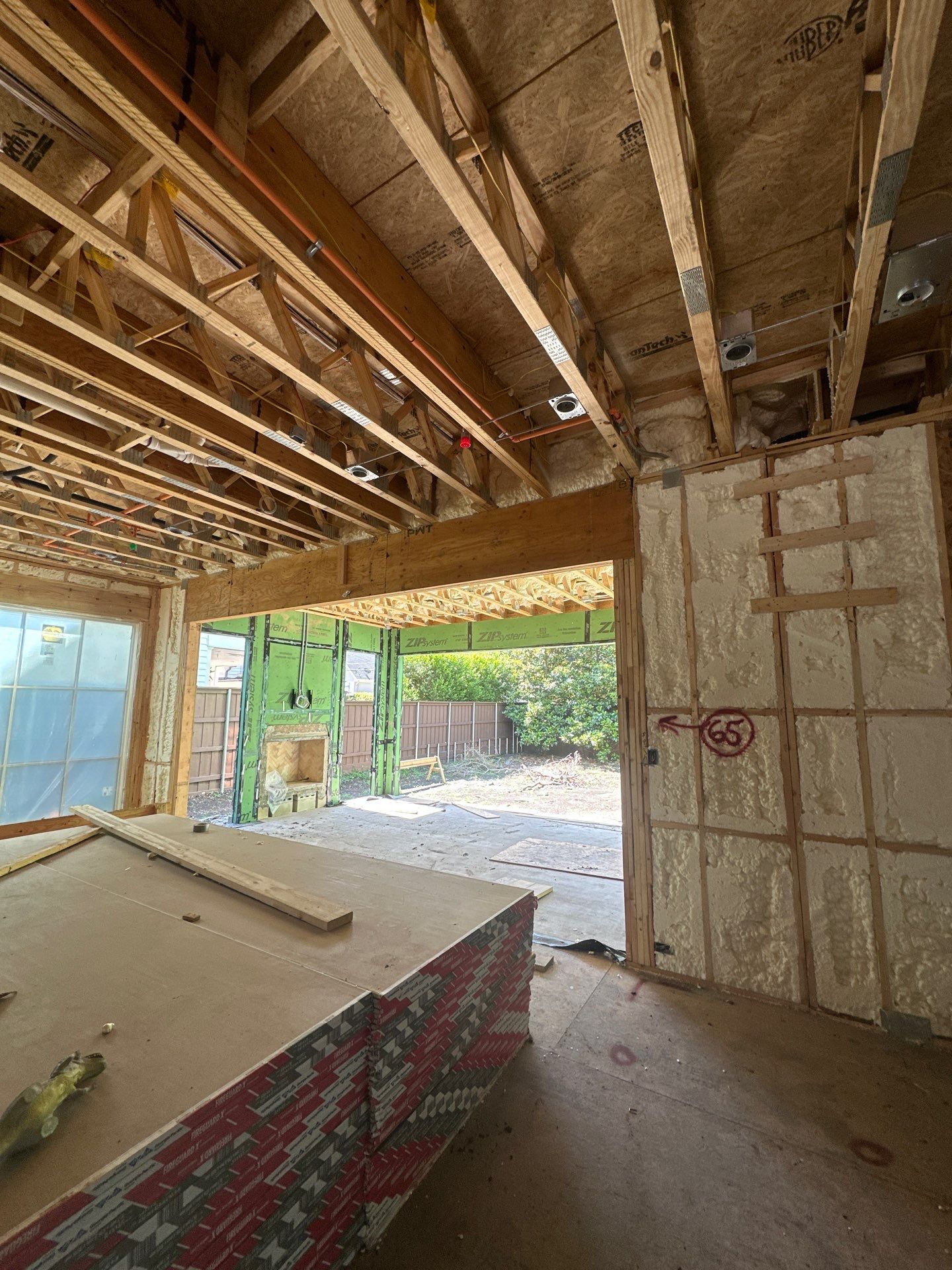 Full encapsulation open cell foam Dallas TX by Apex Insulation Solutions