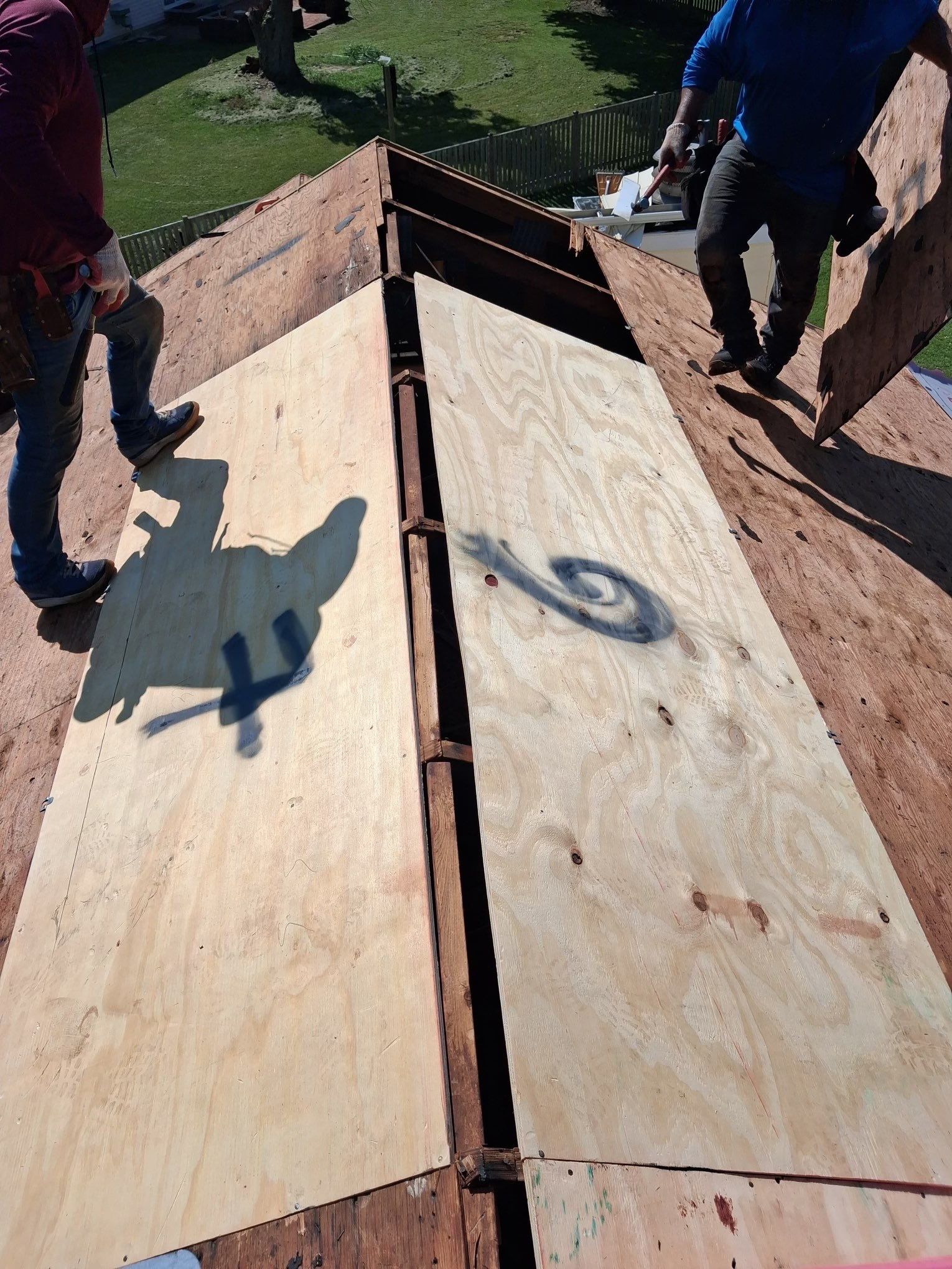 Architectural Shingle Roof Replacement and Decking Repair in Walkersville by Frederick Roof Repair