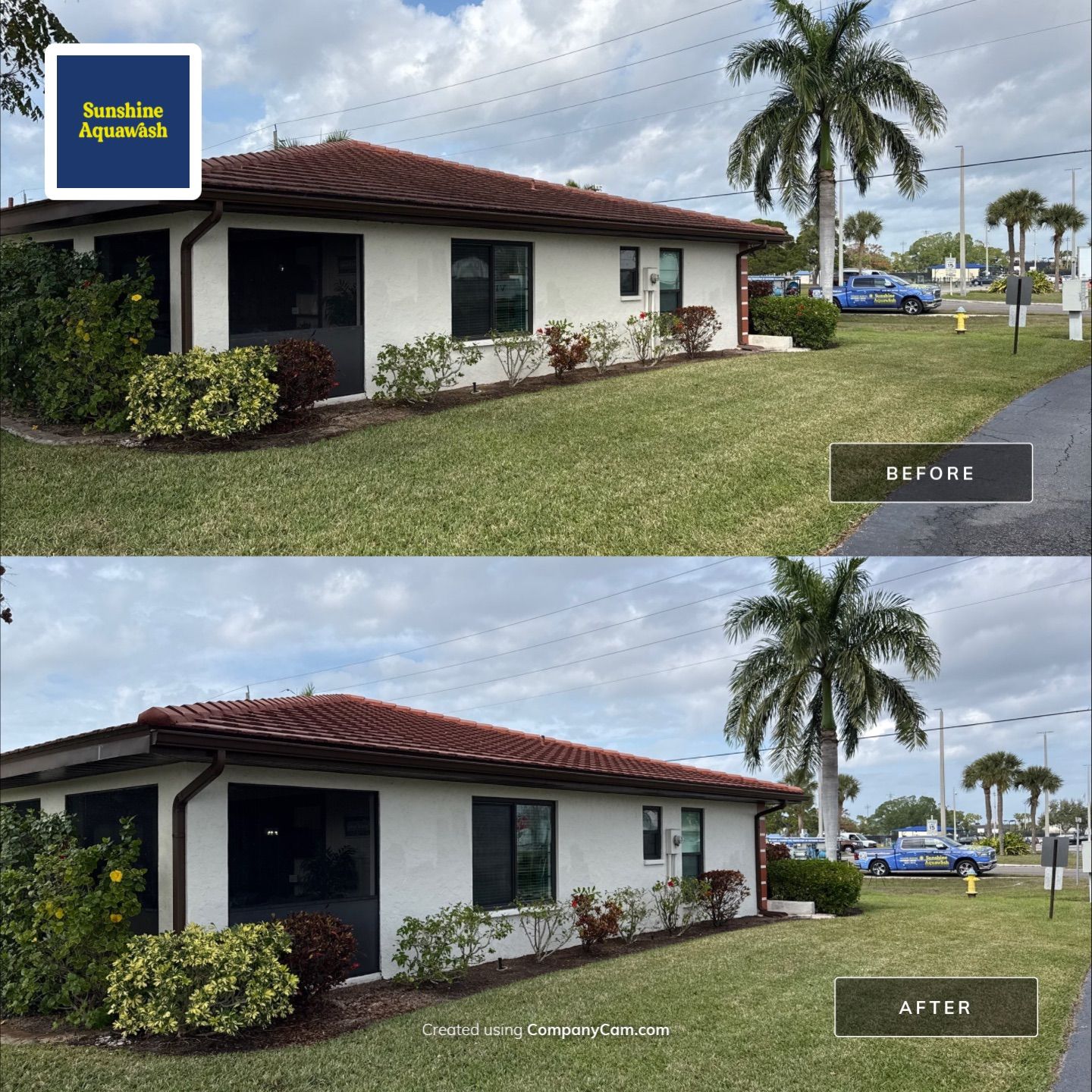 Tile Roof Cleaning in Vivienda at Bradenton I – Bradenton, FL by Sunshine AquaWash